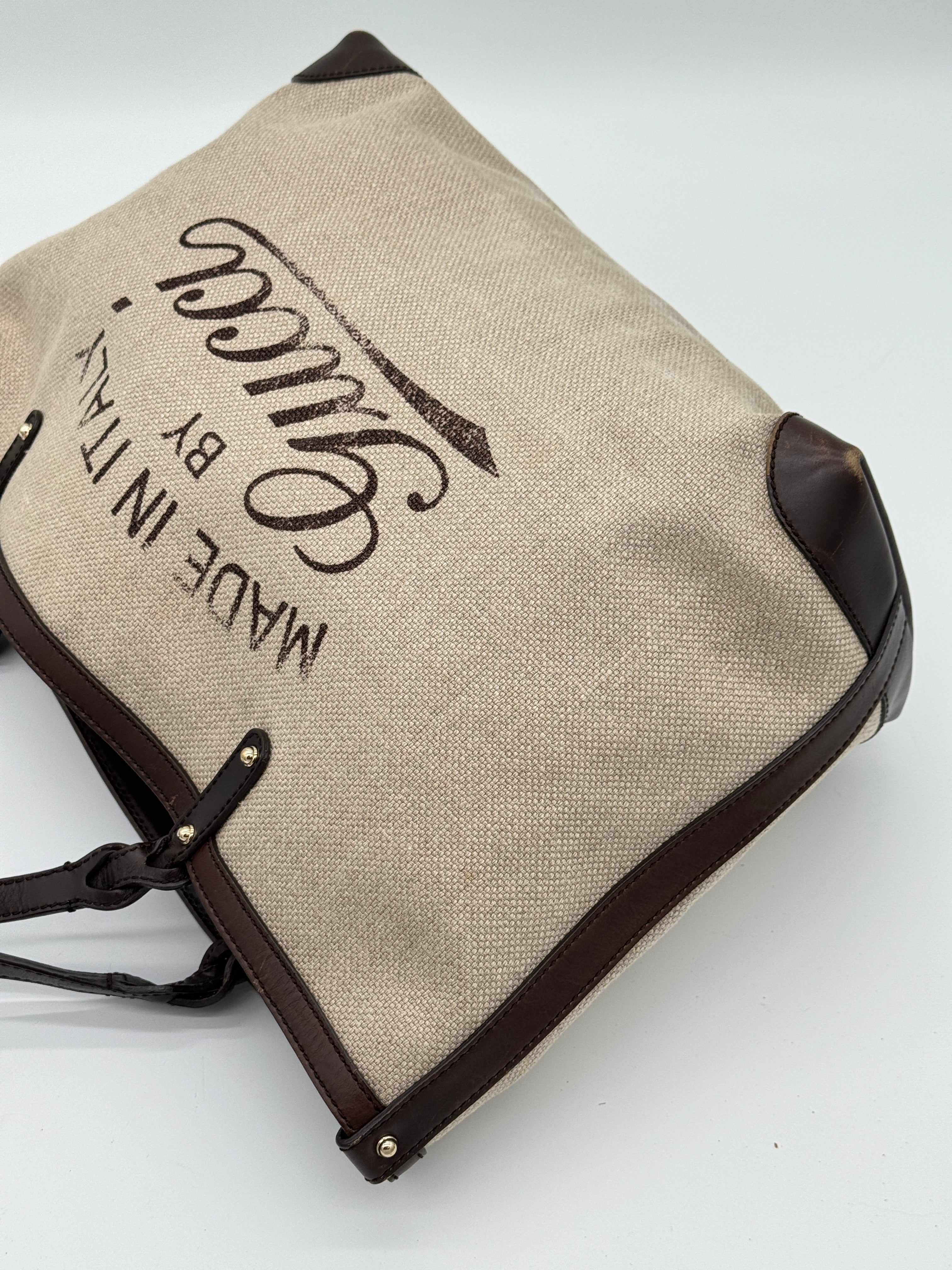 Gucci Craft Canvas Tote Bag