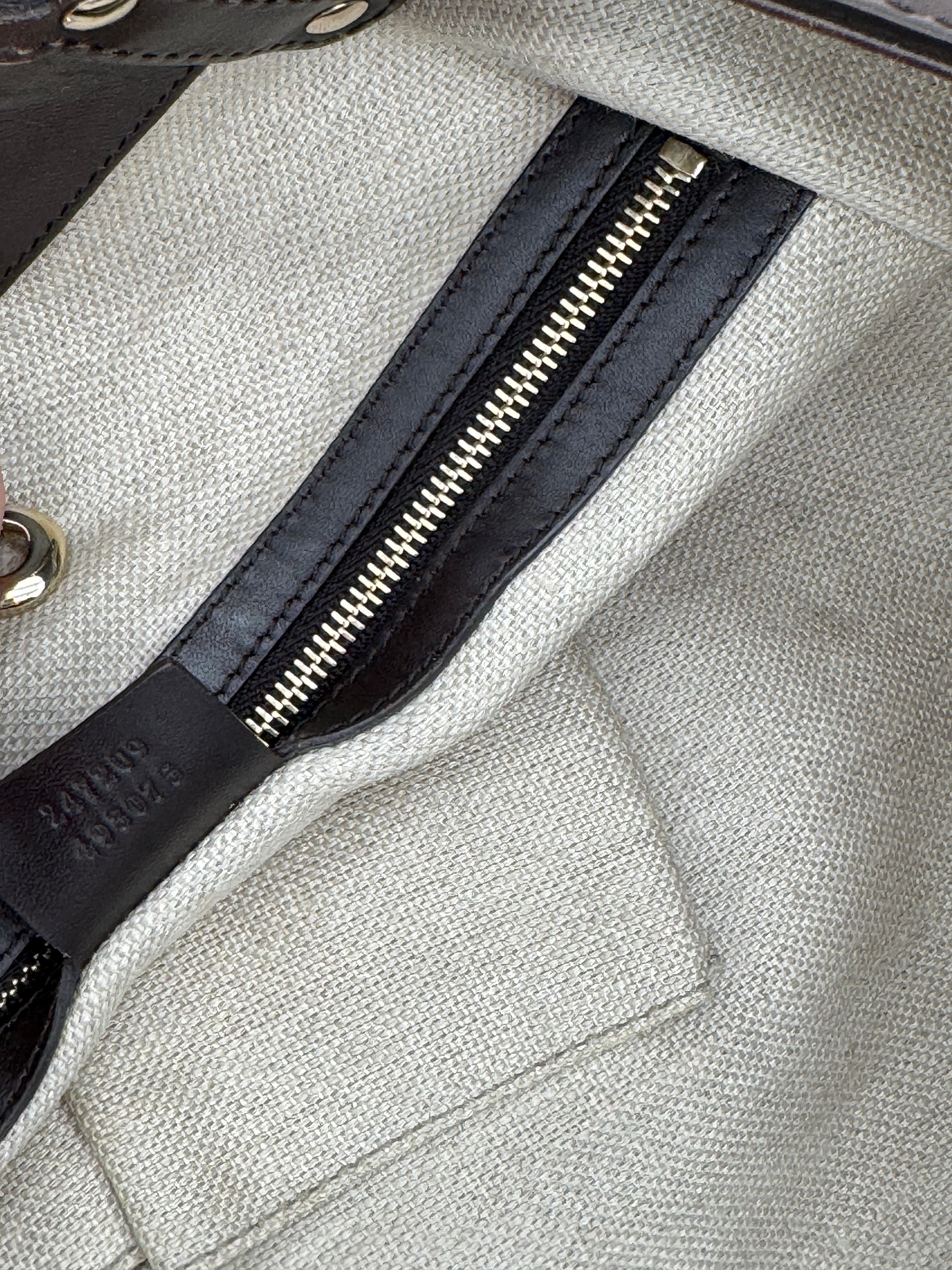 Gucci Craft Canvas Tote Bag