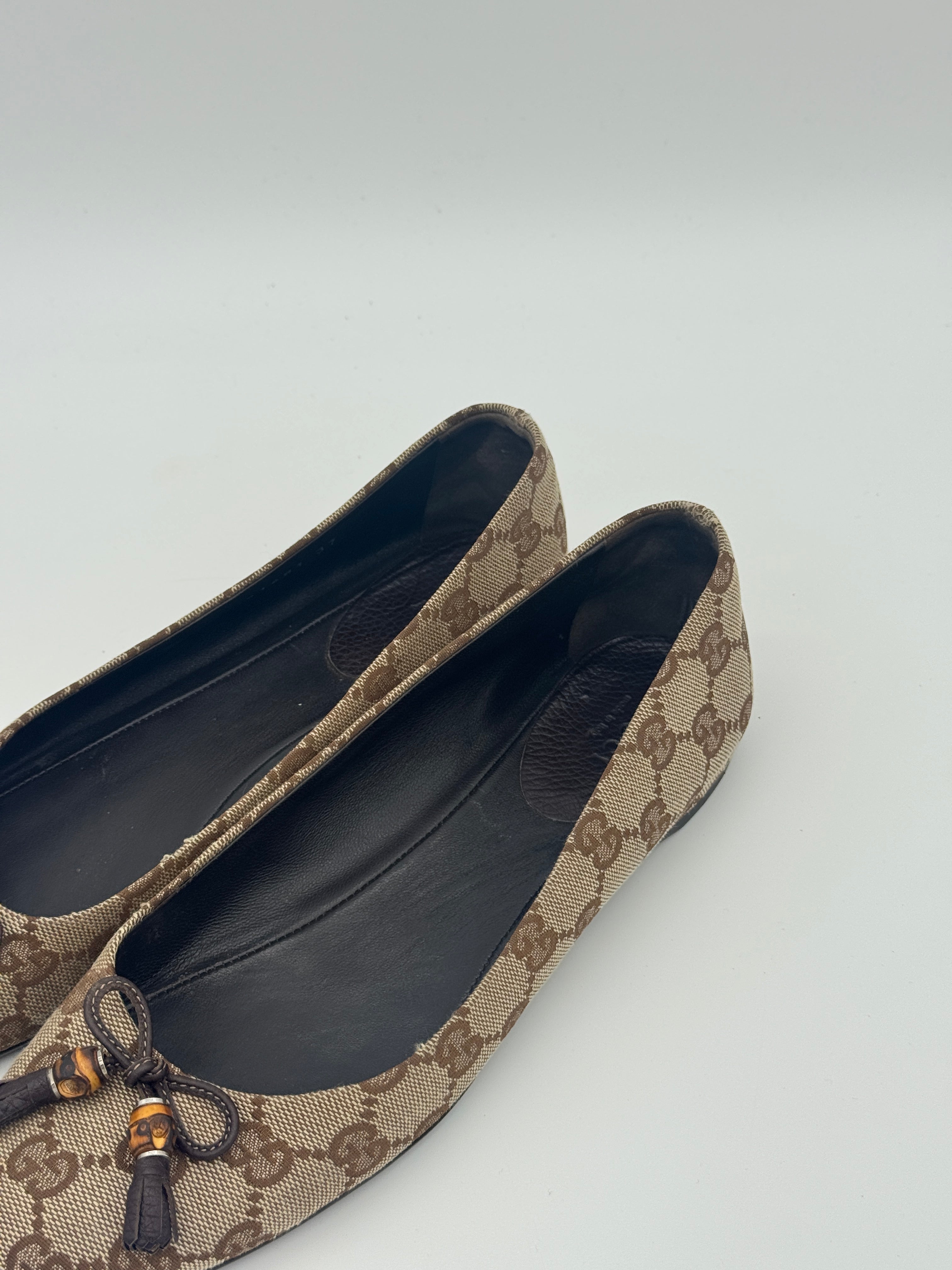 Gucci Bamboo Flats