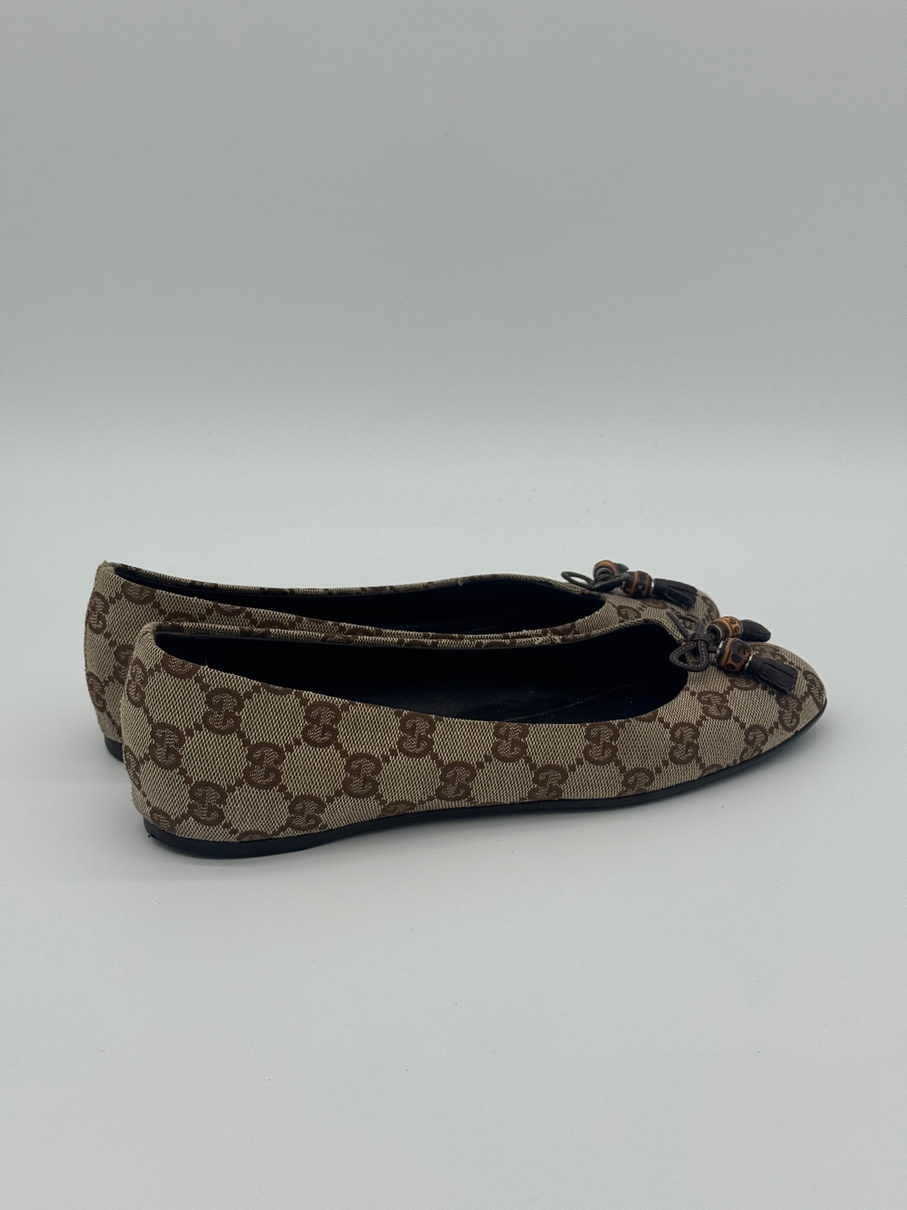 Gucci Bamboo Flats