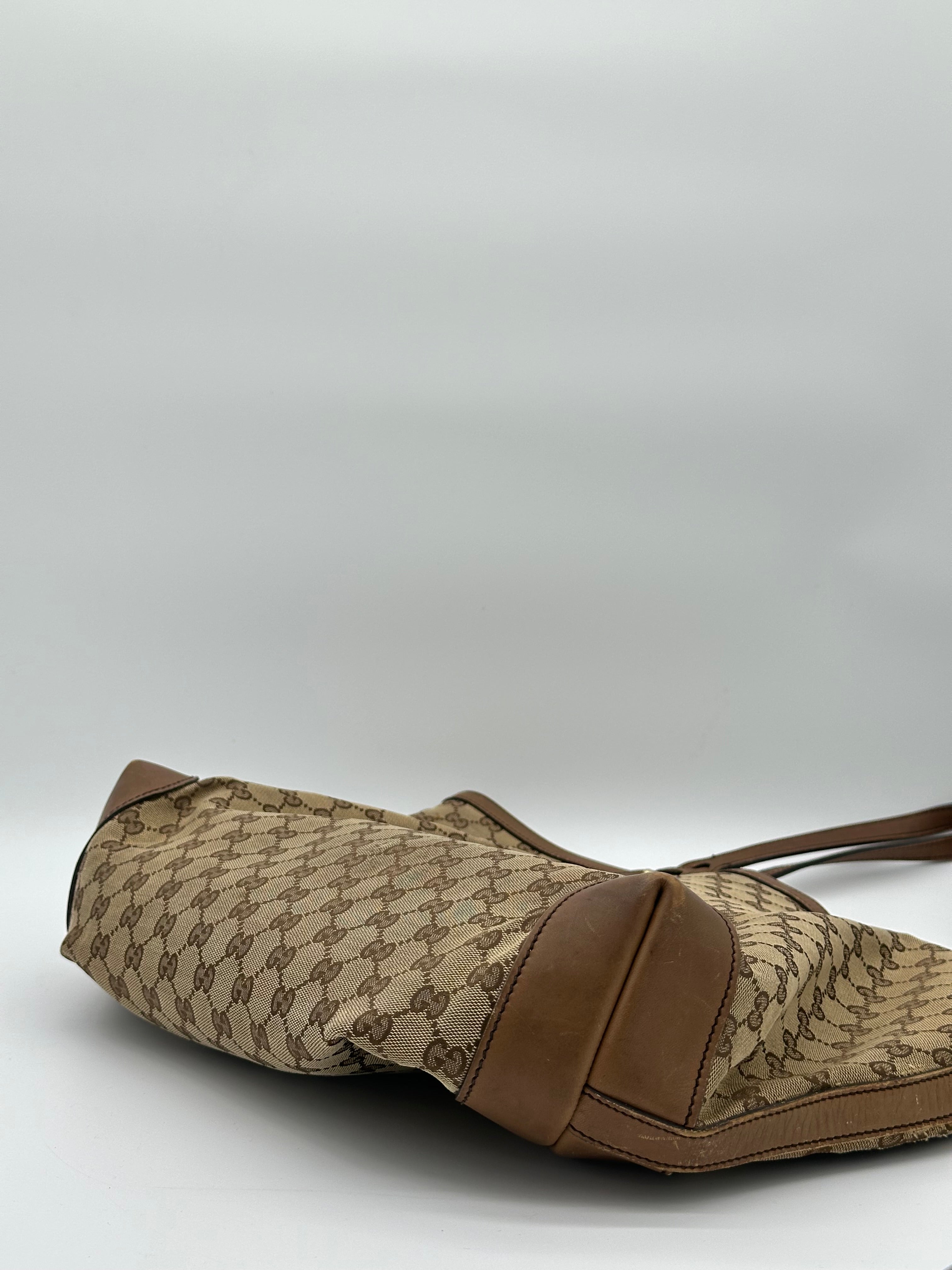 Gucci Craft Canvas Tote Bag