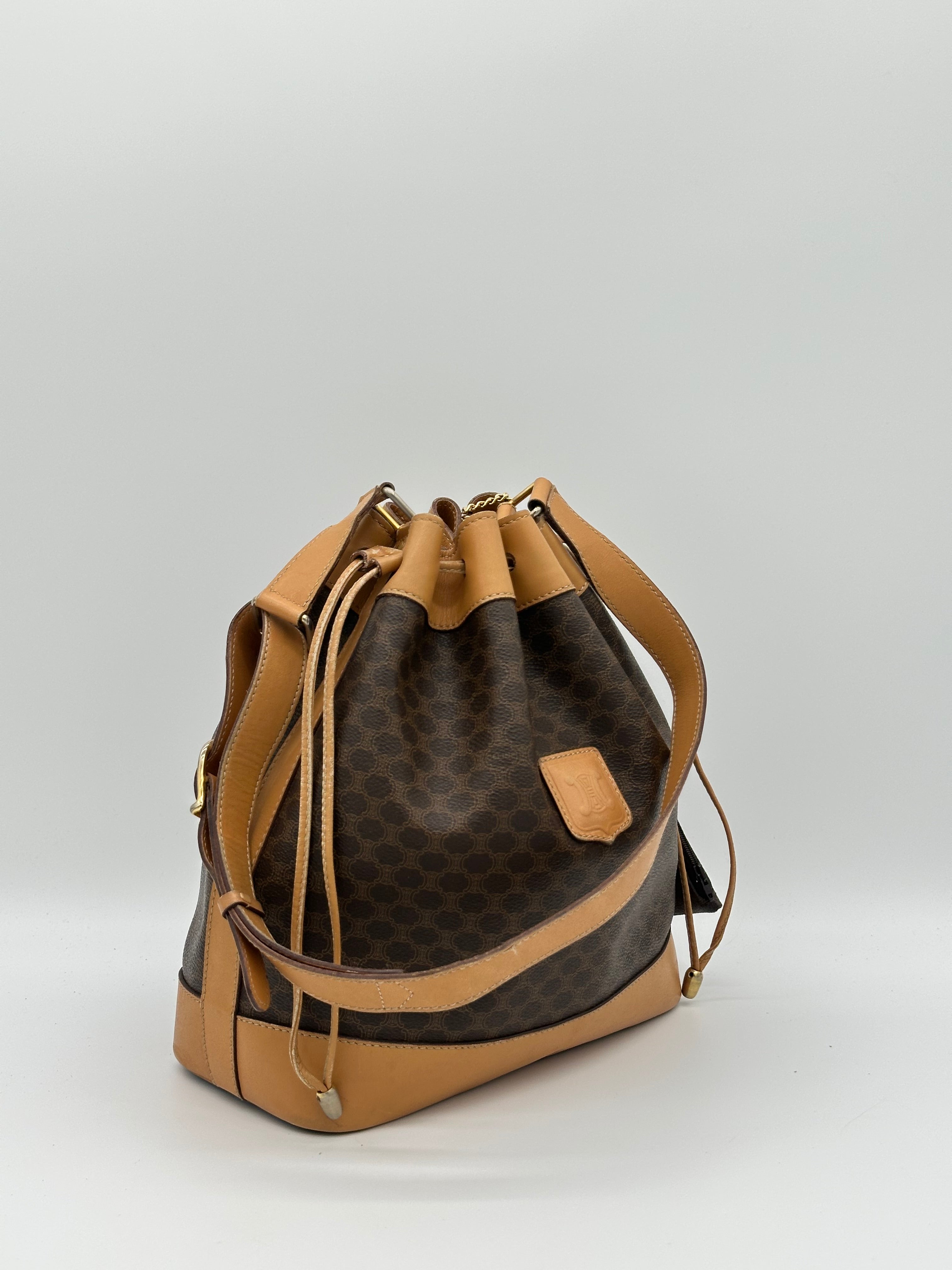 Céline Macadam Bucket Bag