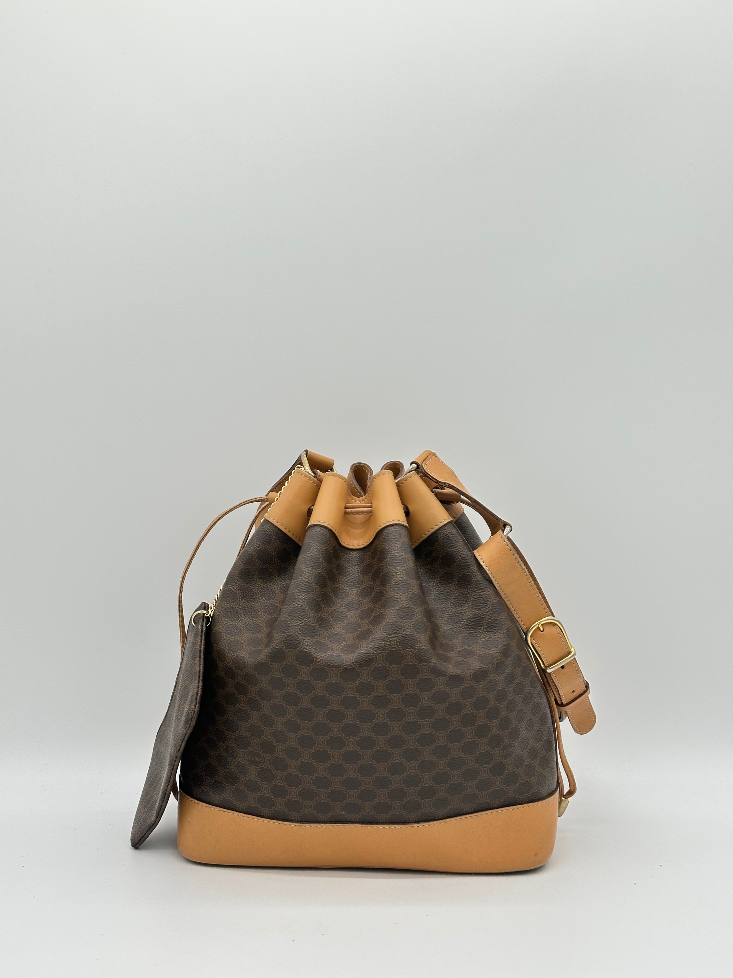 Céline Macadam Bucket Bag