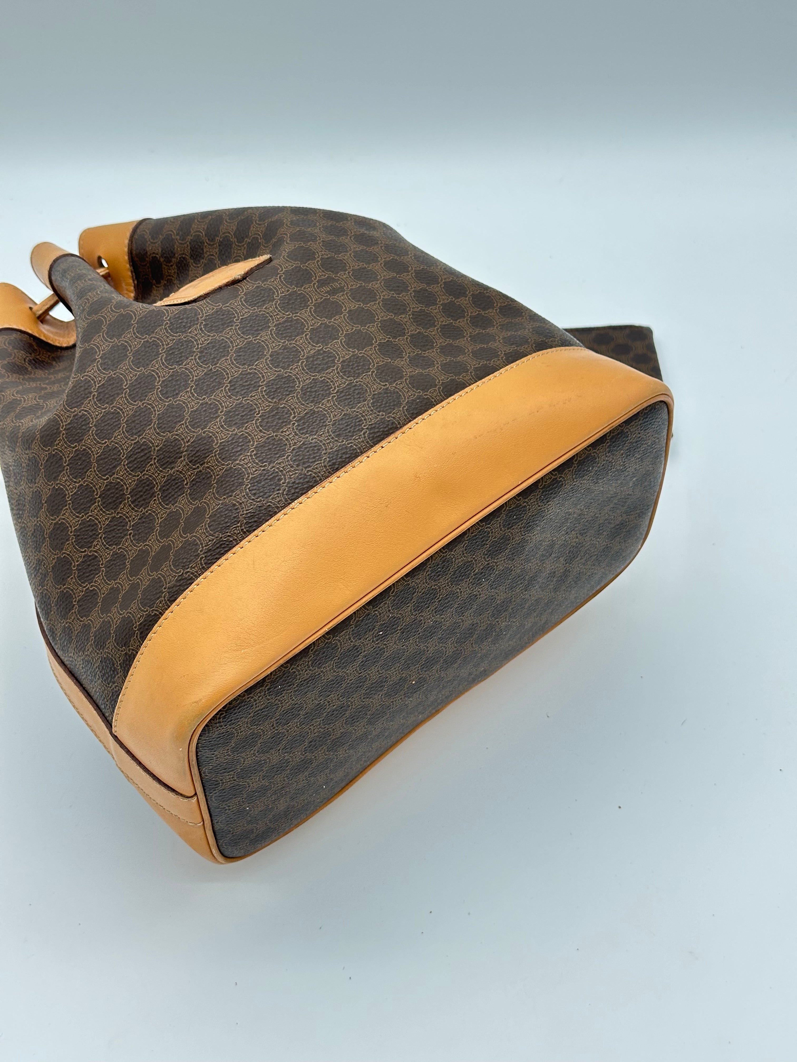 Céline Macadam Bucket Bag
