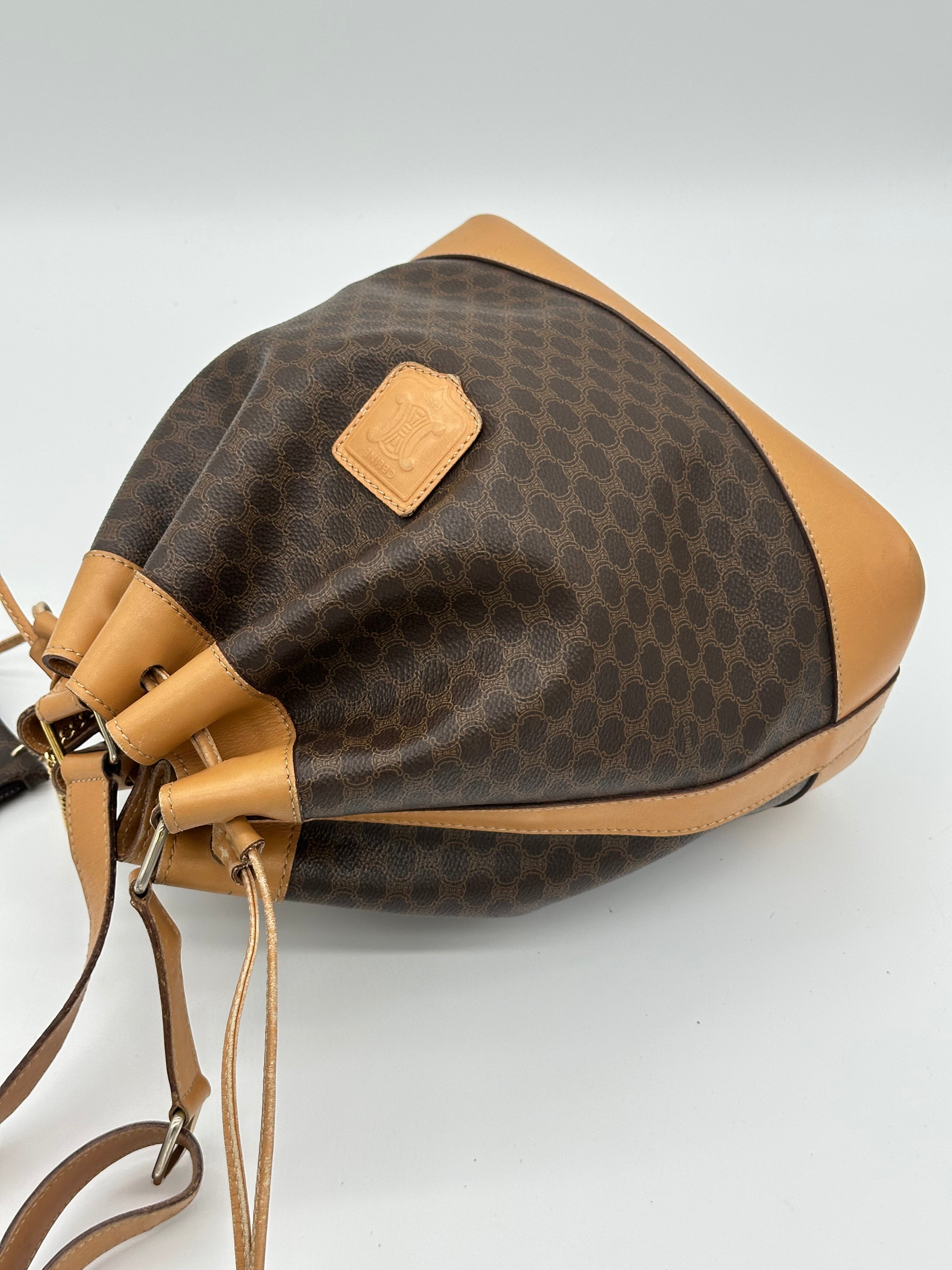Céline Macadam Bucket Bag