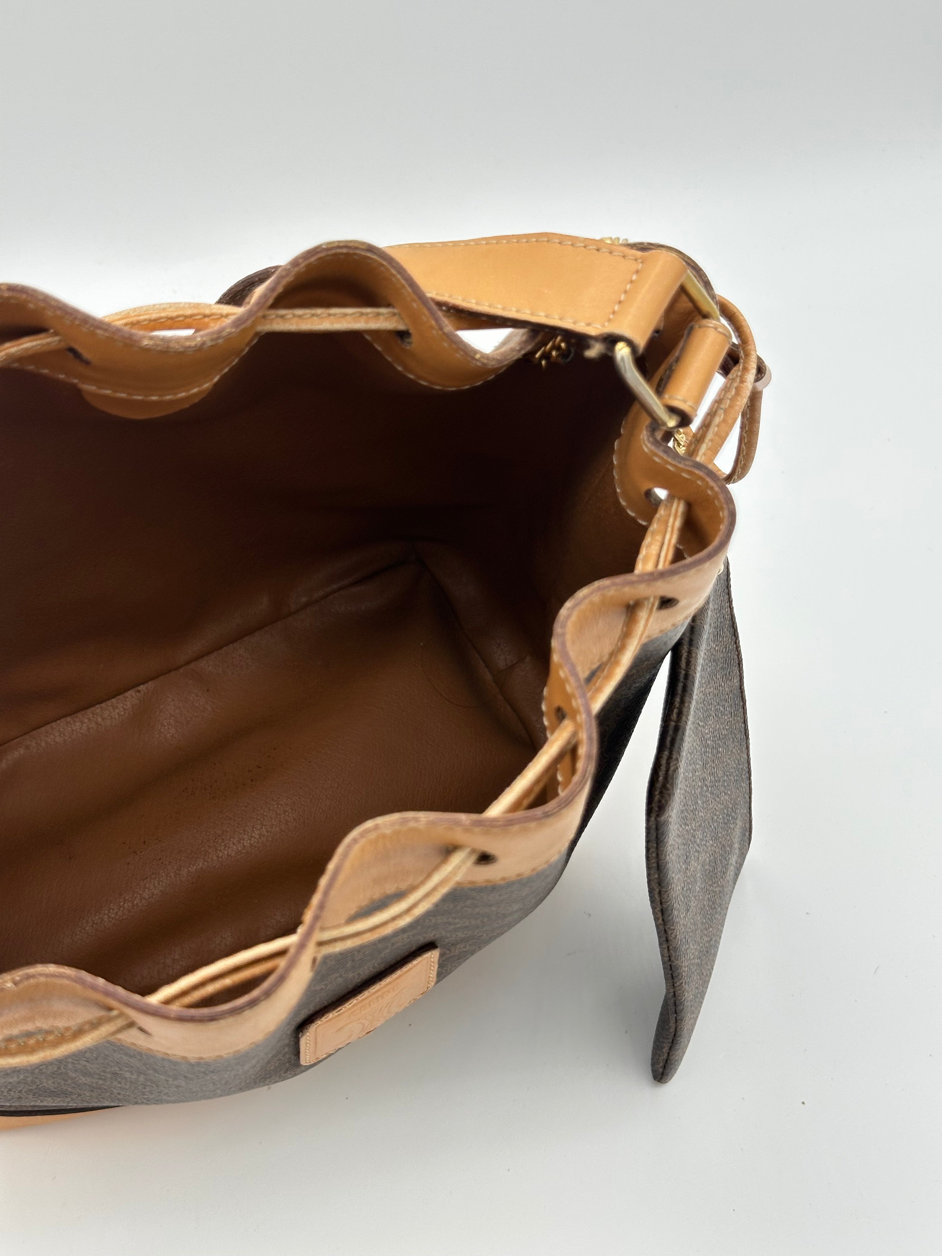 Céline Macadam Bucket Bag