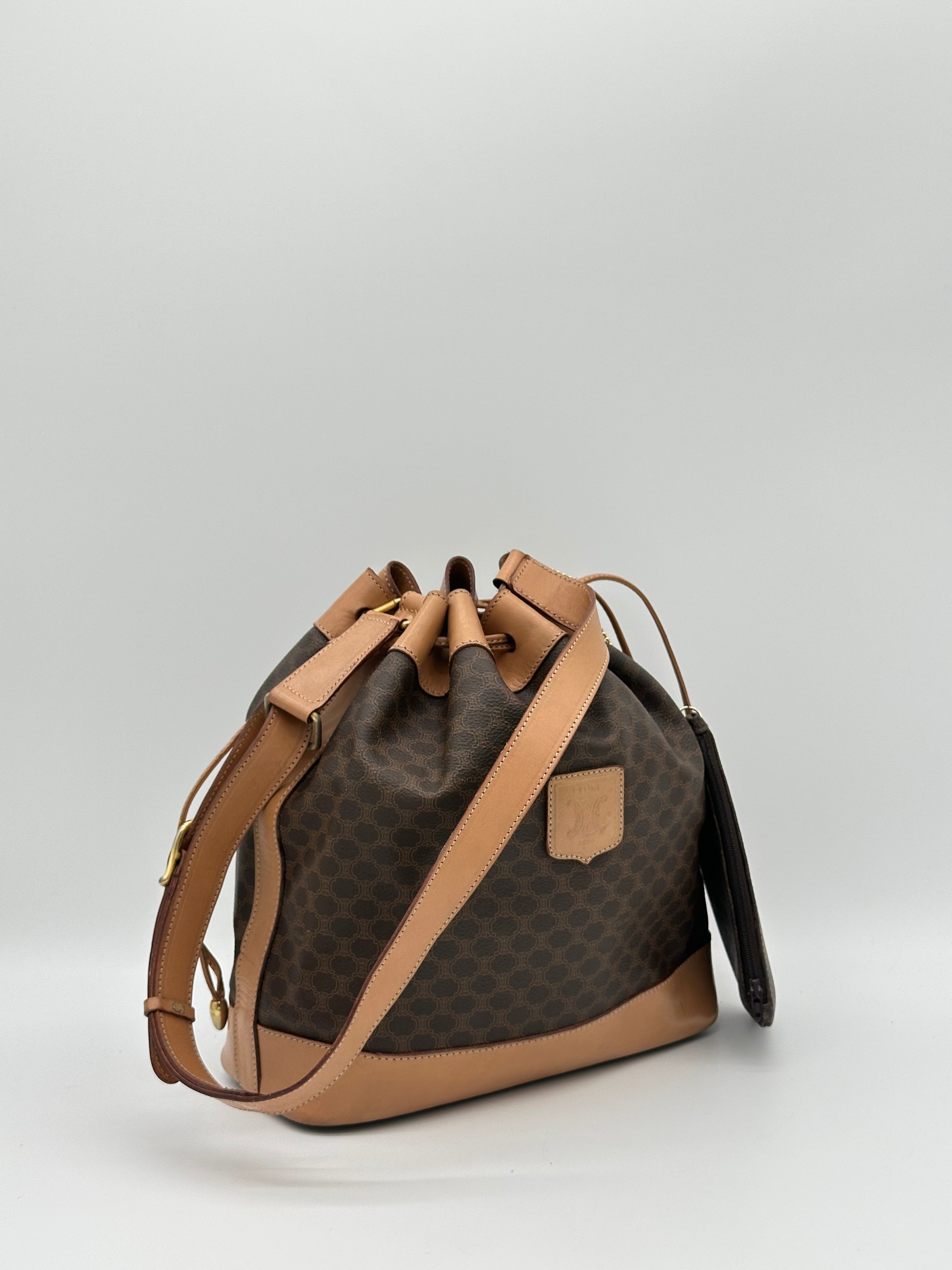 Céline Macadam Bucket Bag