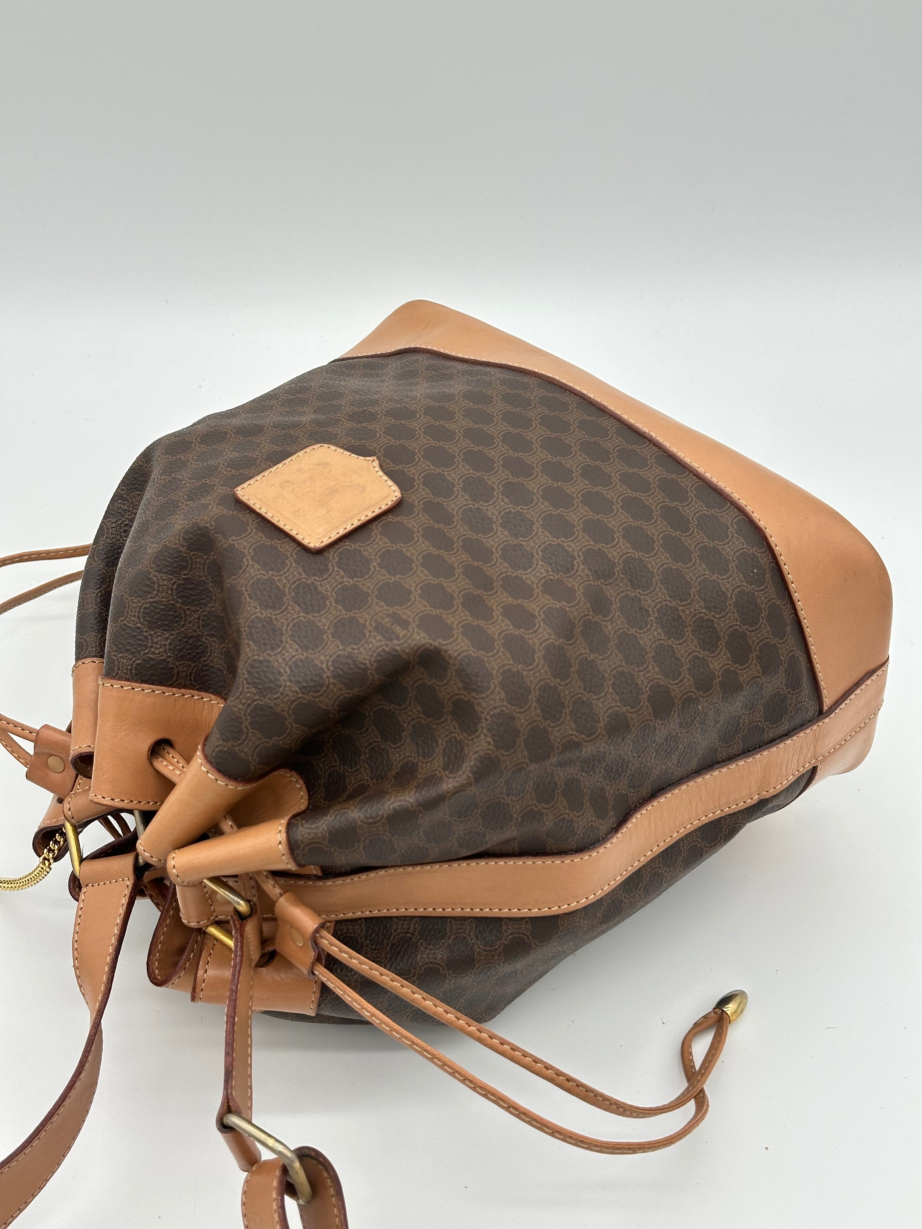 Céline Macadam Bucket Bag
