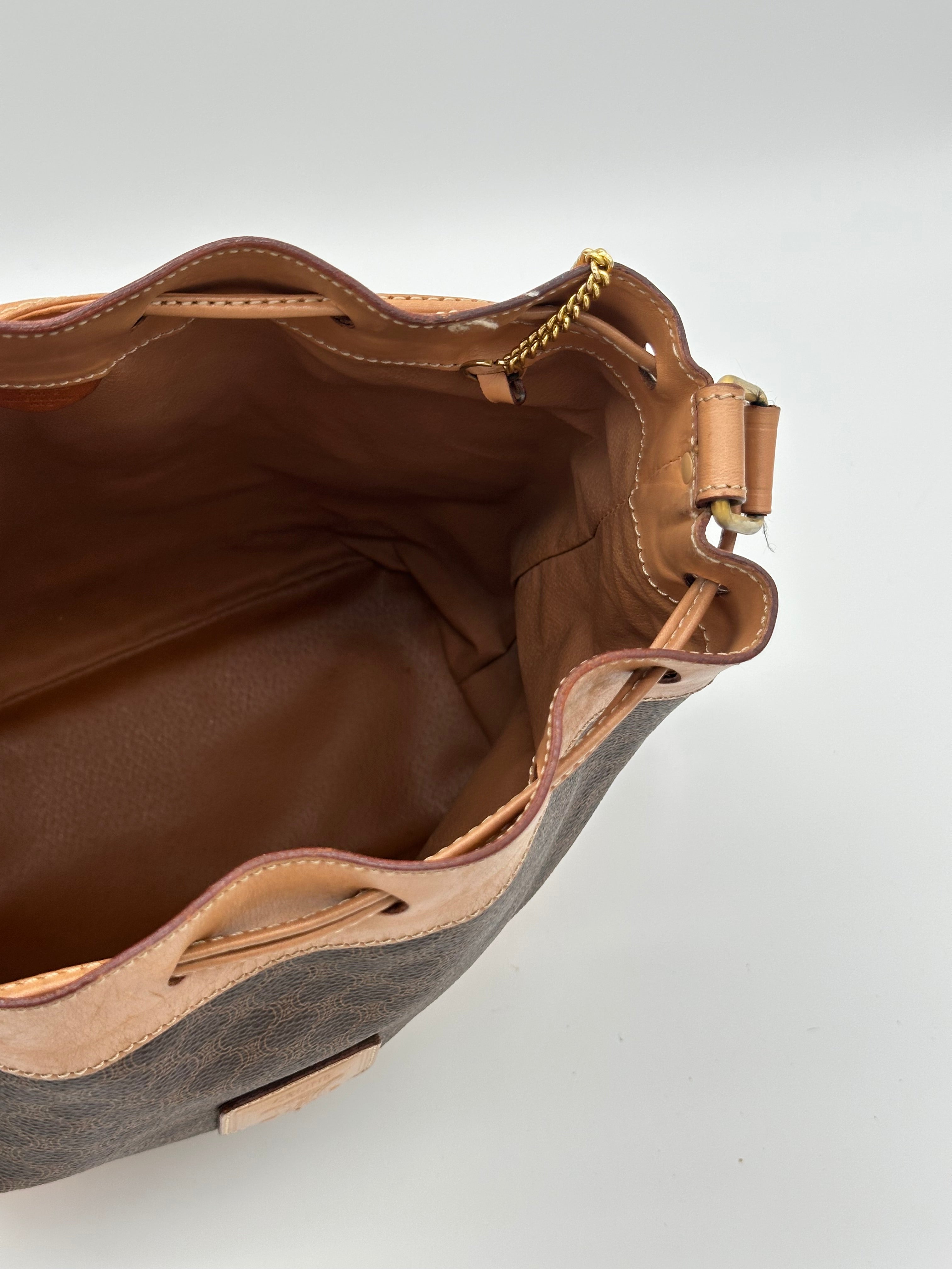 Céline Macadam Bucket Bag