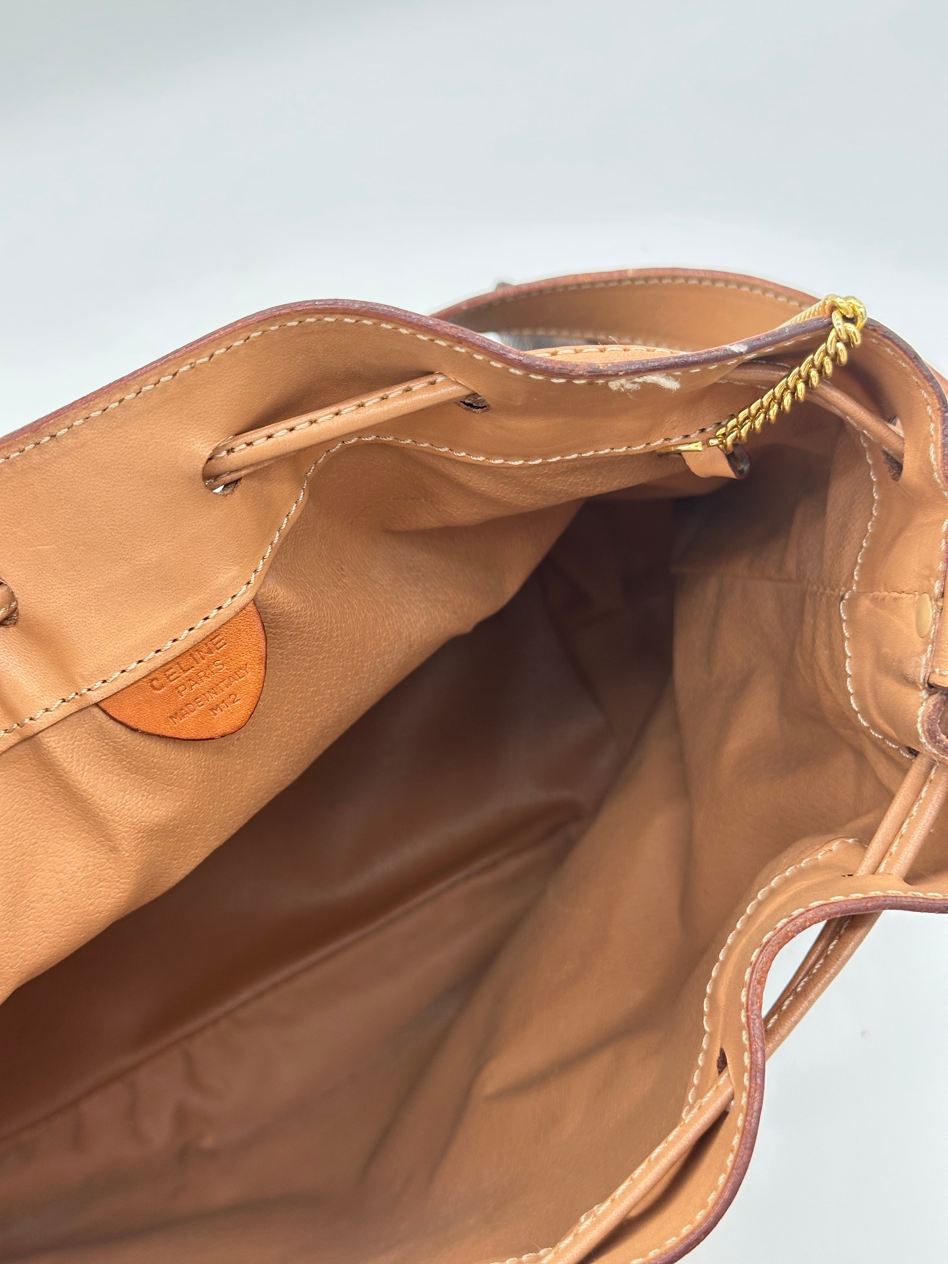 Céline Macadam Bucket Bag