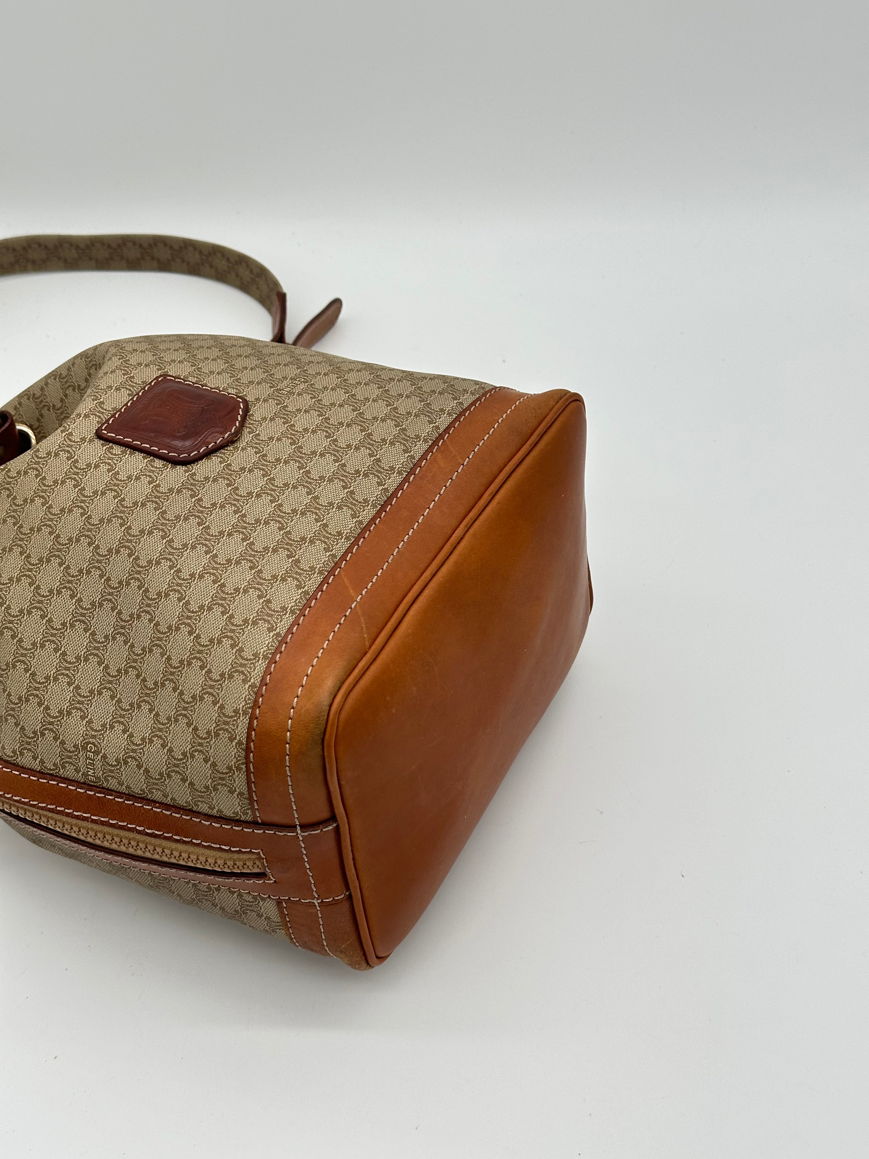Céline Macadam Bucket Bag