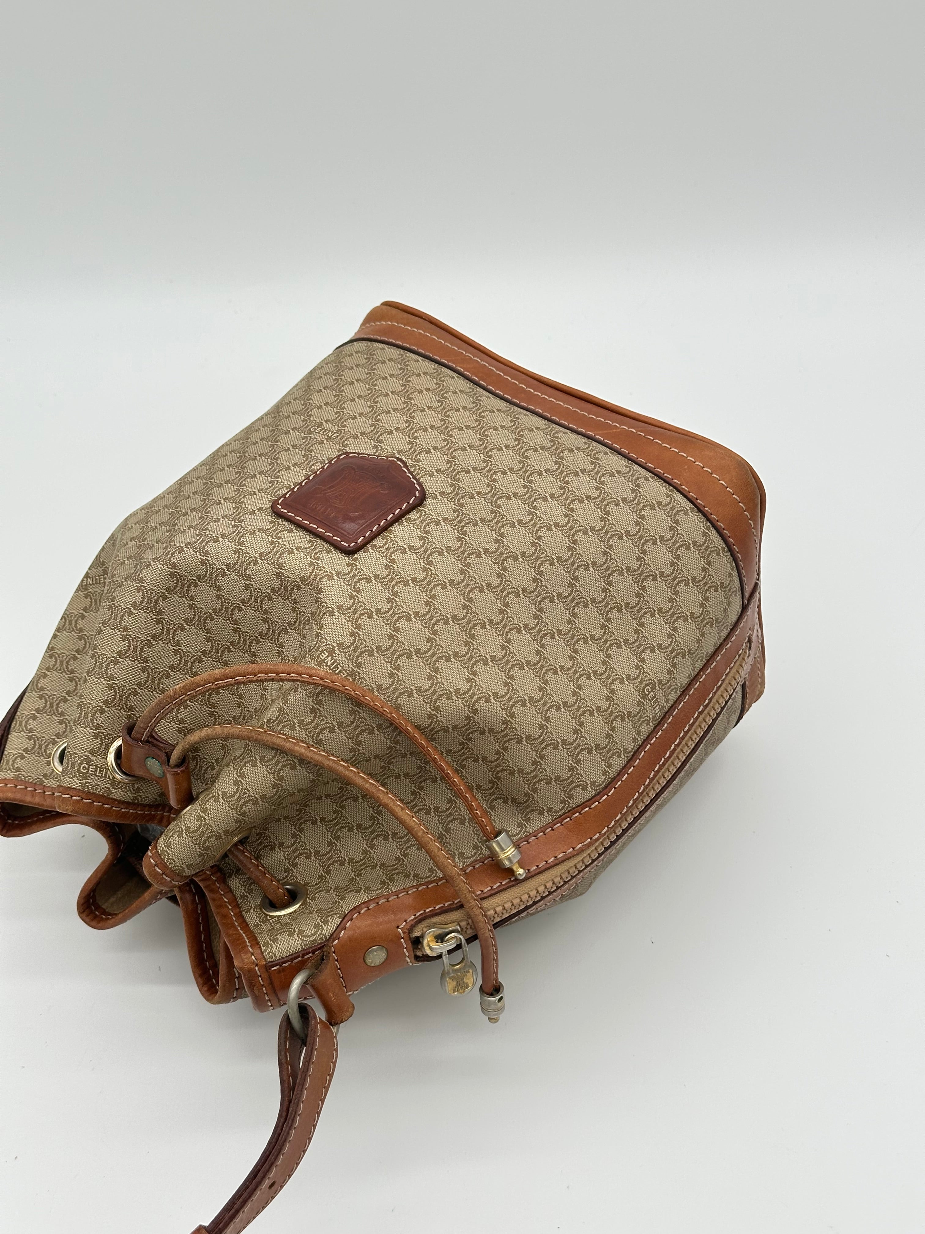Céline Macadam Bucket Bag