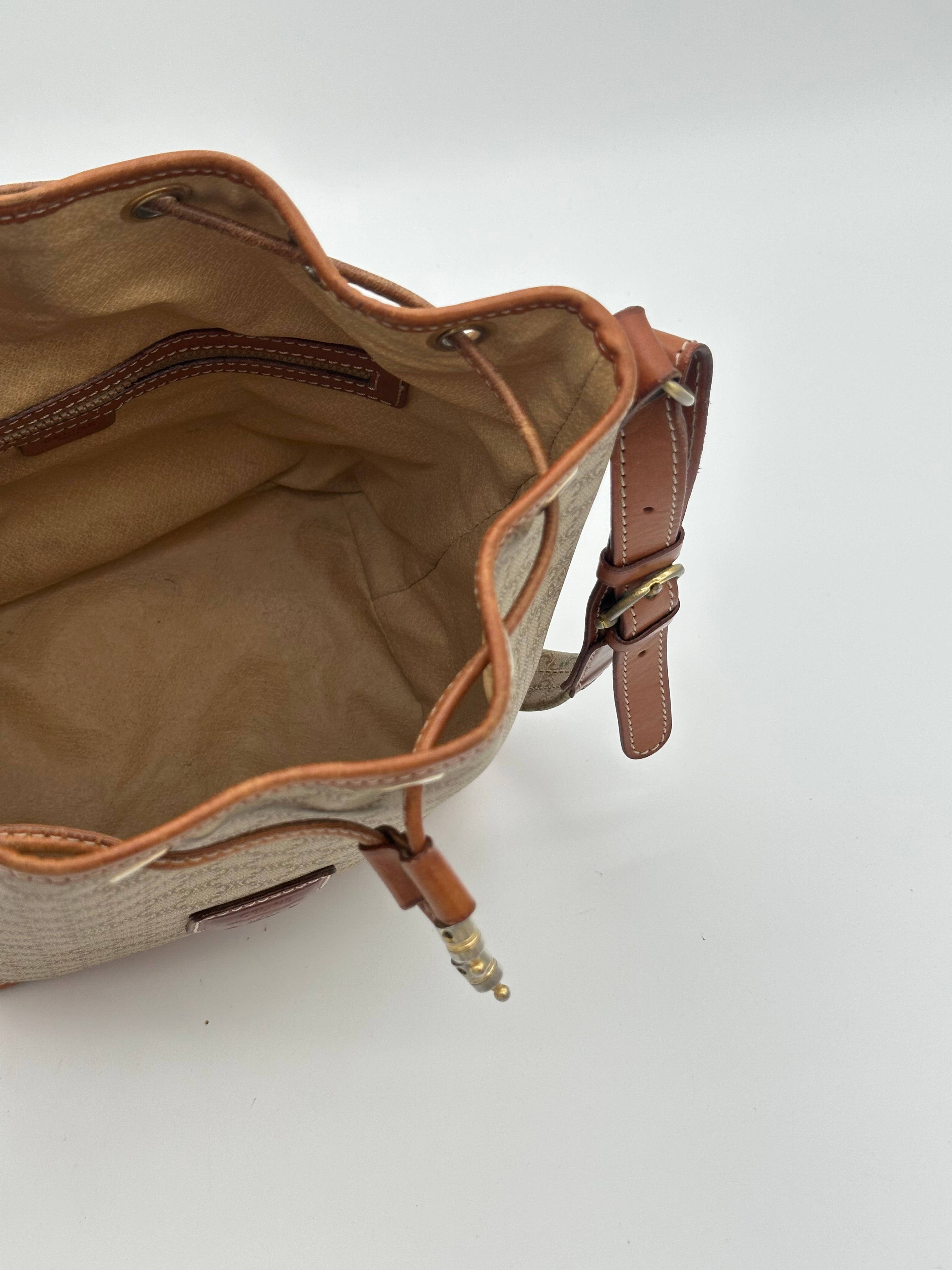 Céline Macadam Bucket Bag