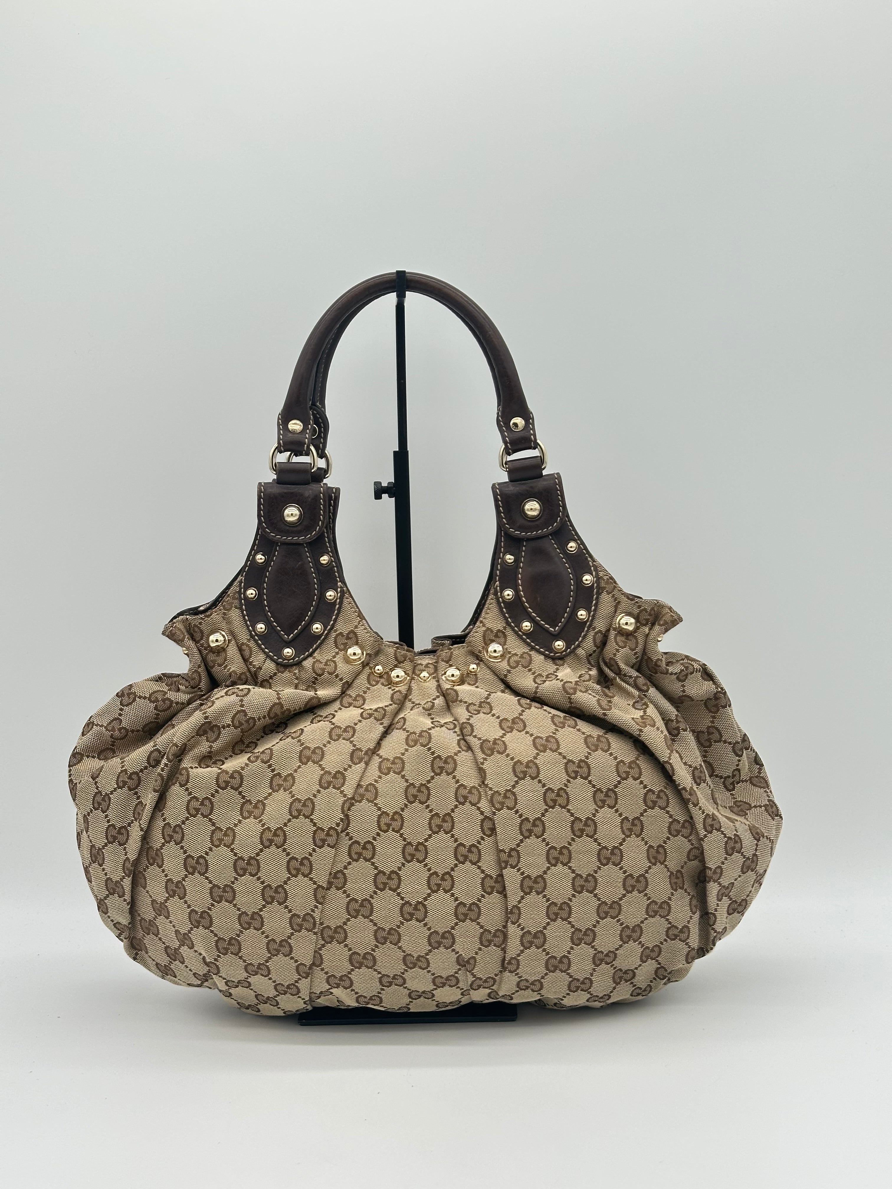 Gucci Studded Pelham Hobo