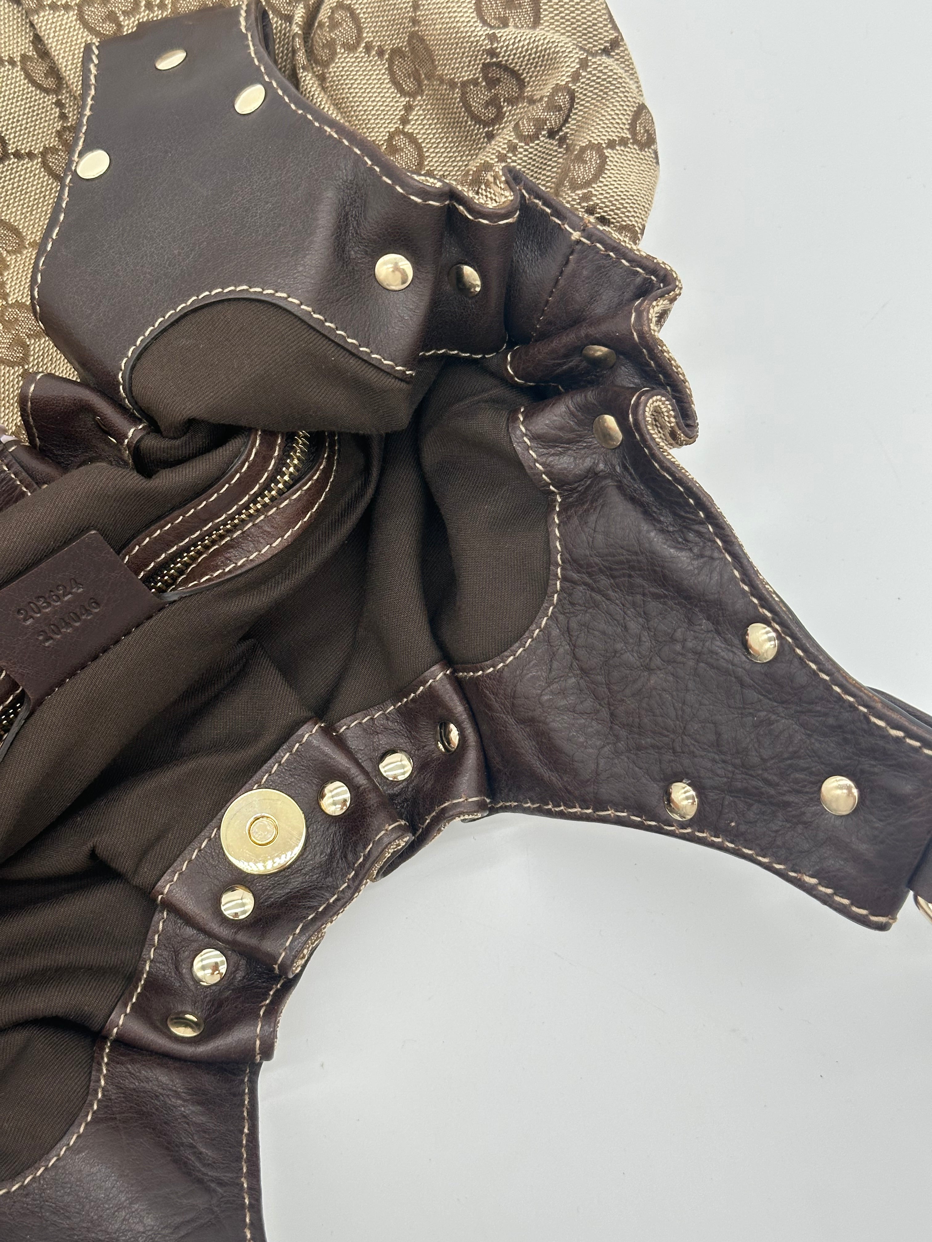 Gucci Studded Pelham Hobo