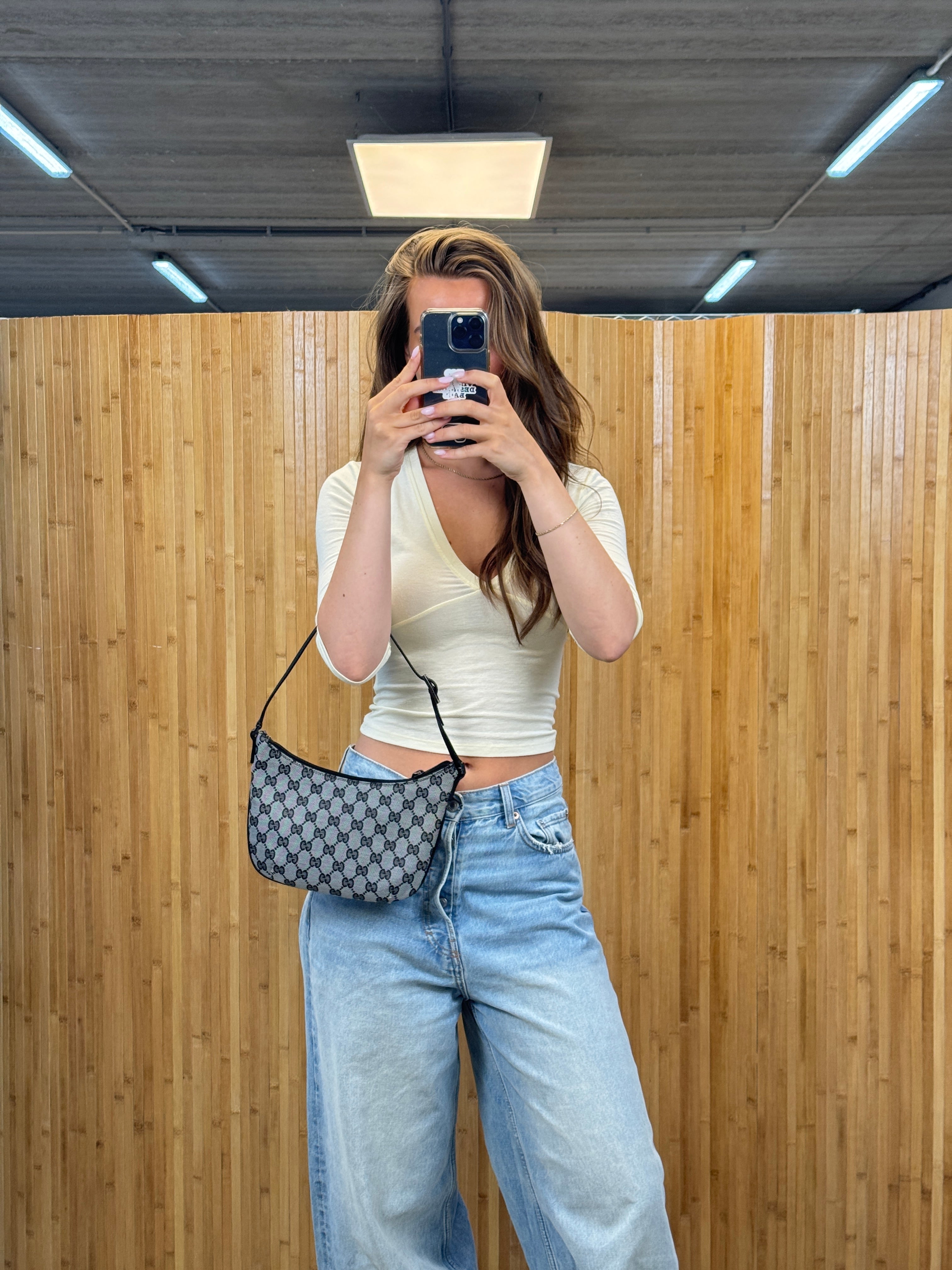 Gucci Canvas Baguette
