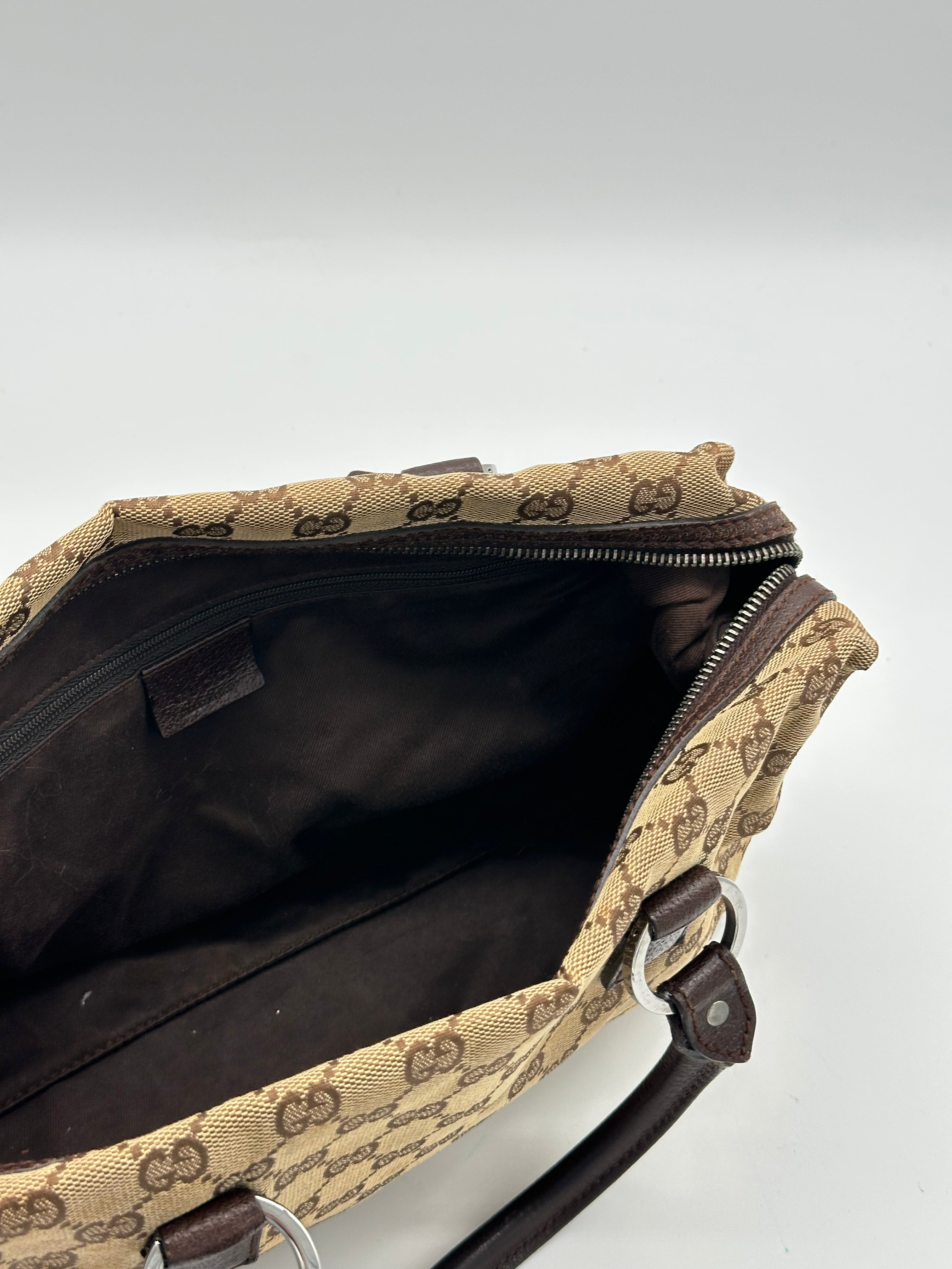 Gucci Canvas Top Handle