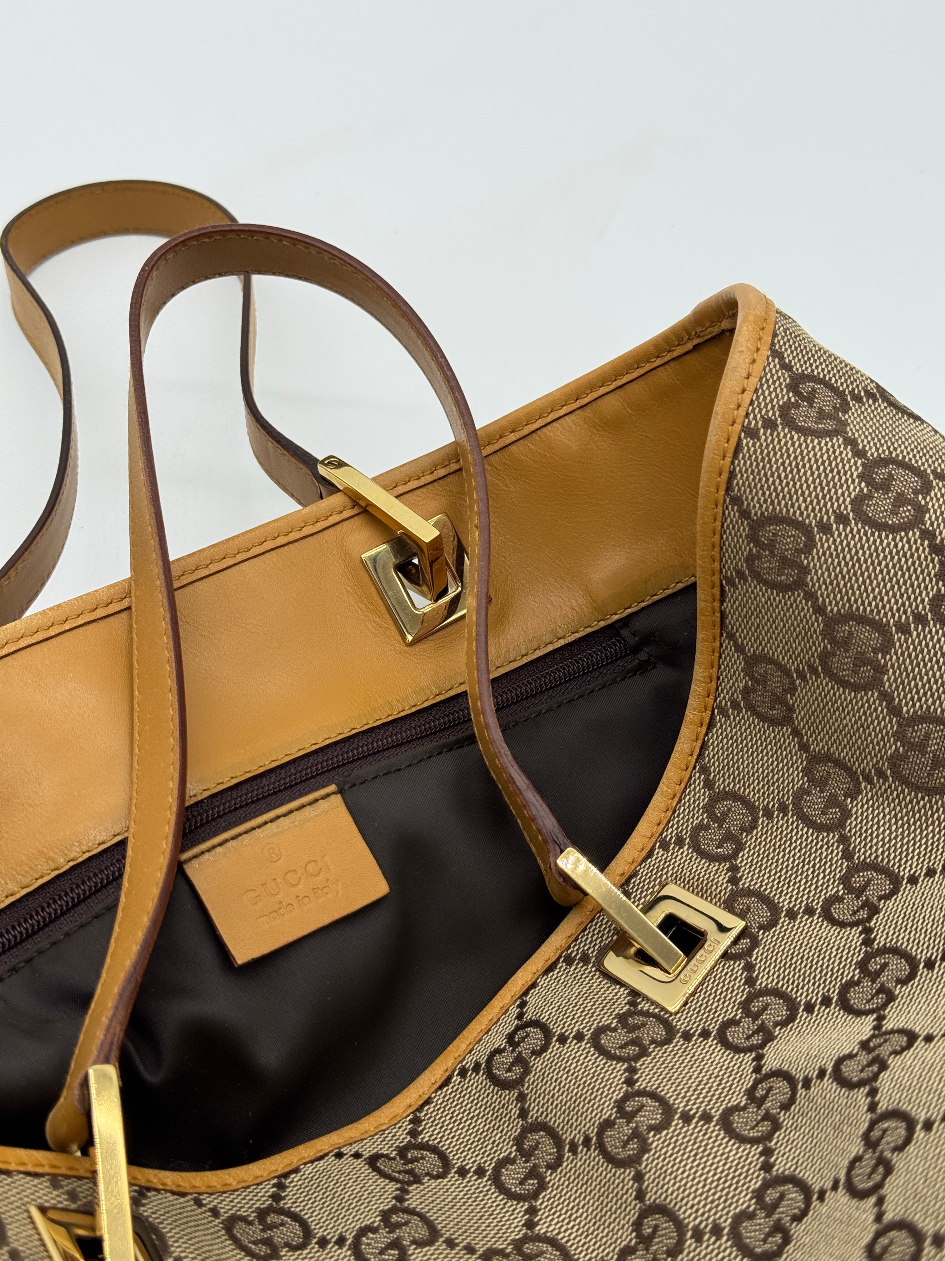 Gucci Canvas Tote Bag