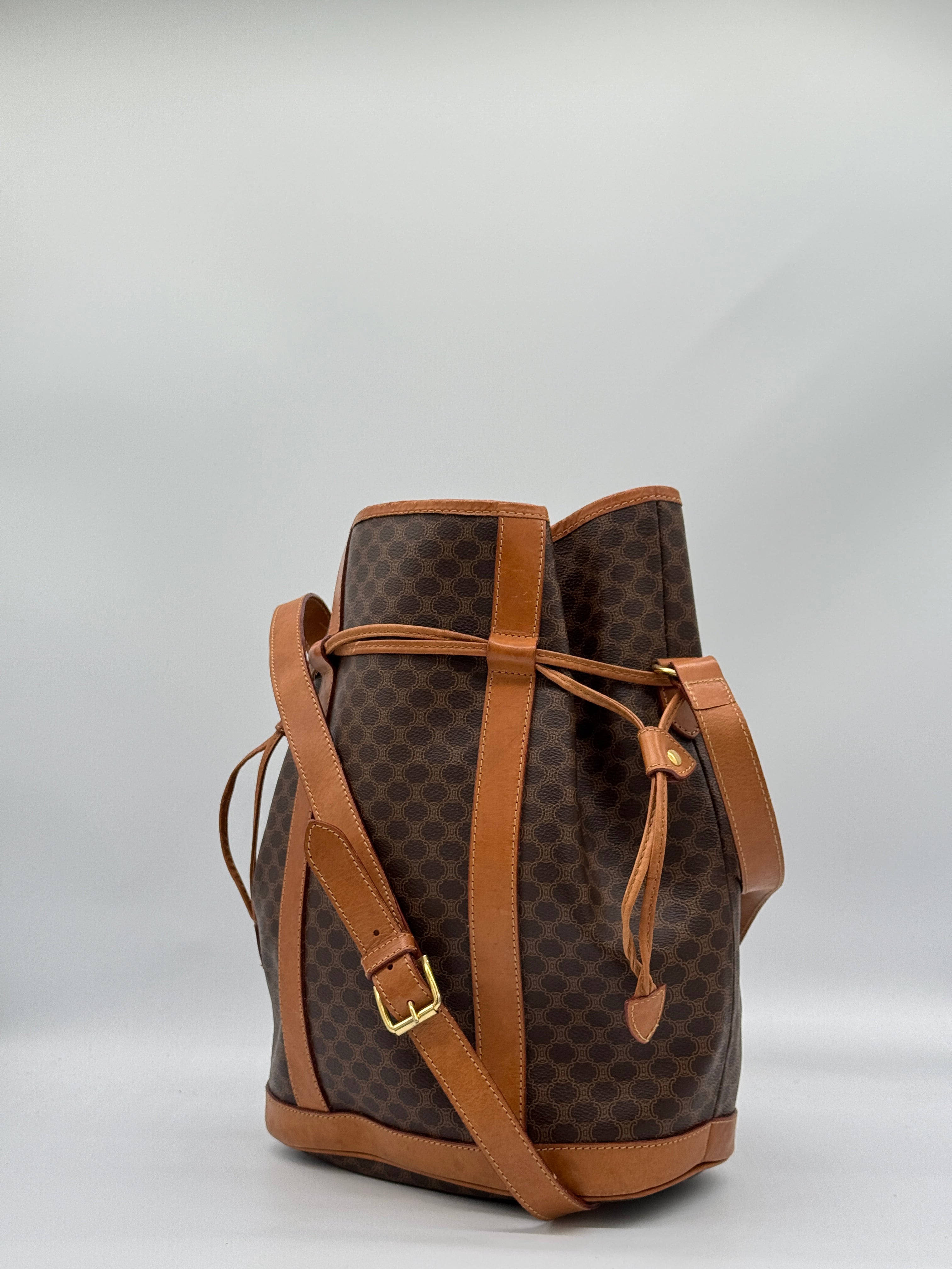 Céline Macadam Bucket Bag
