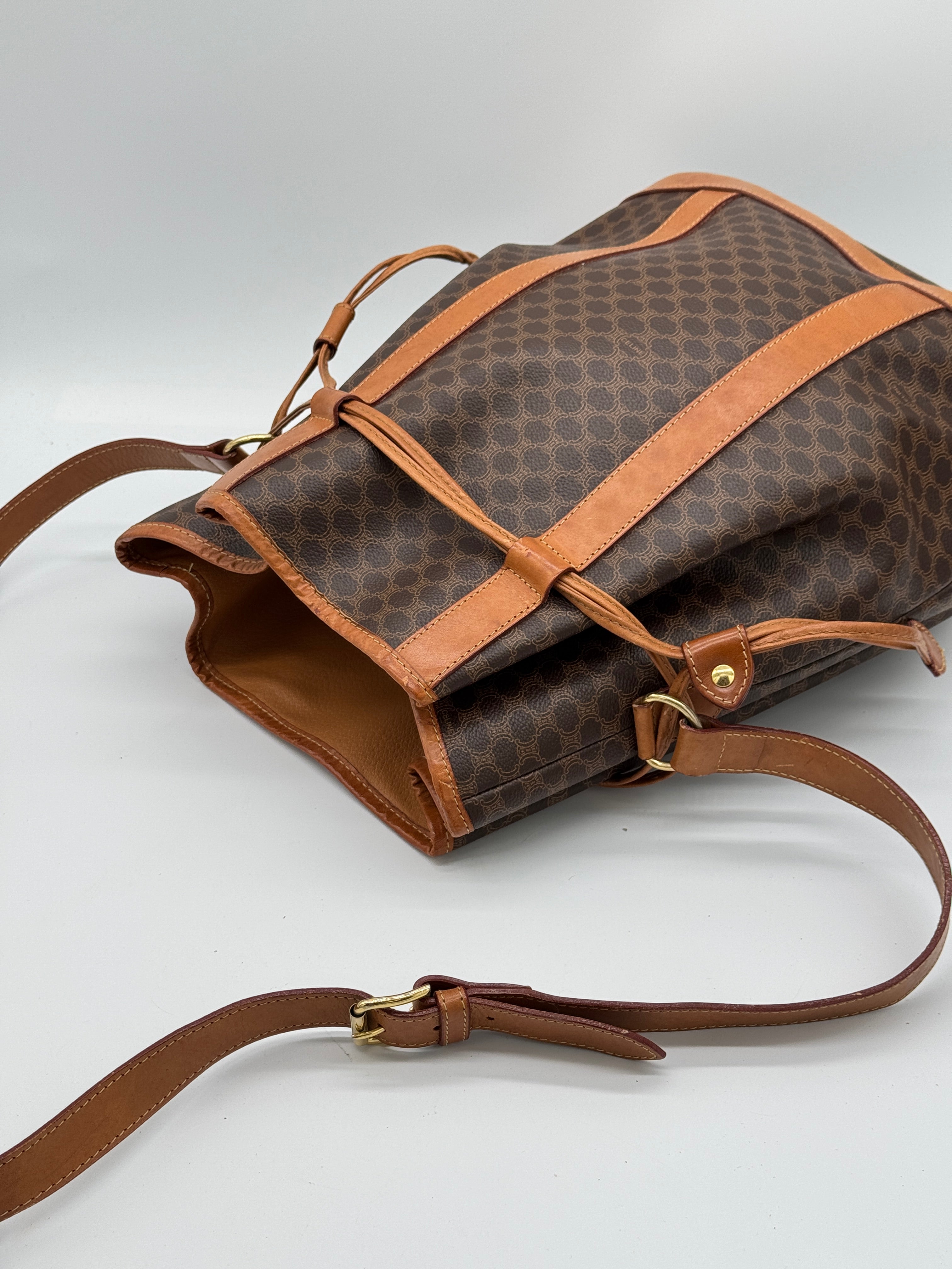Céline Macadam Bucket Bag