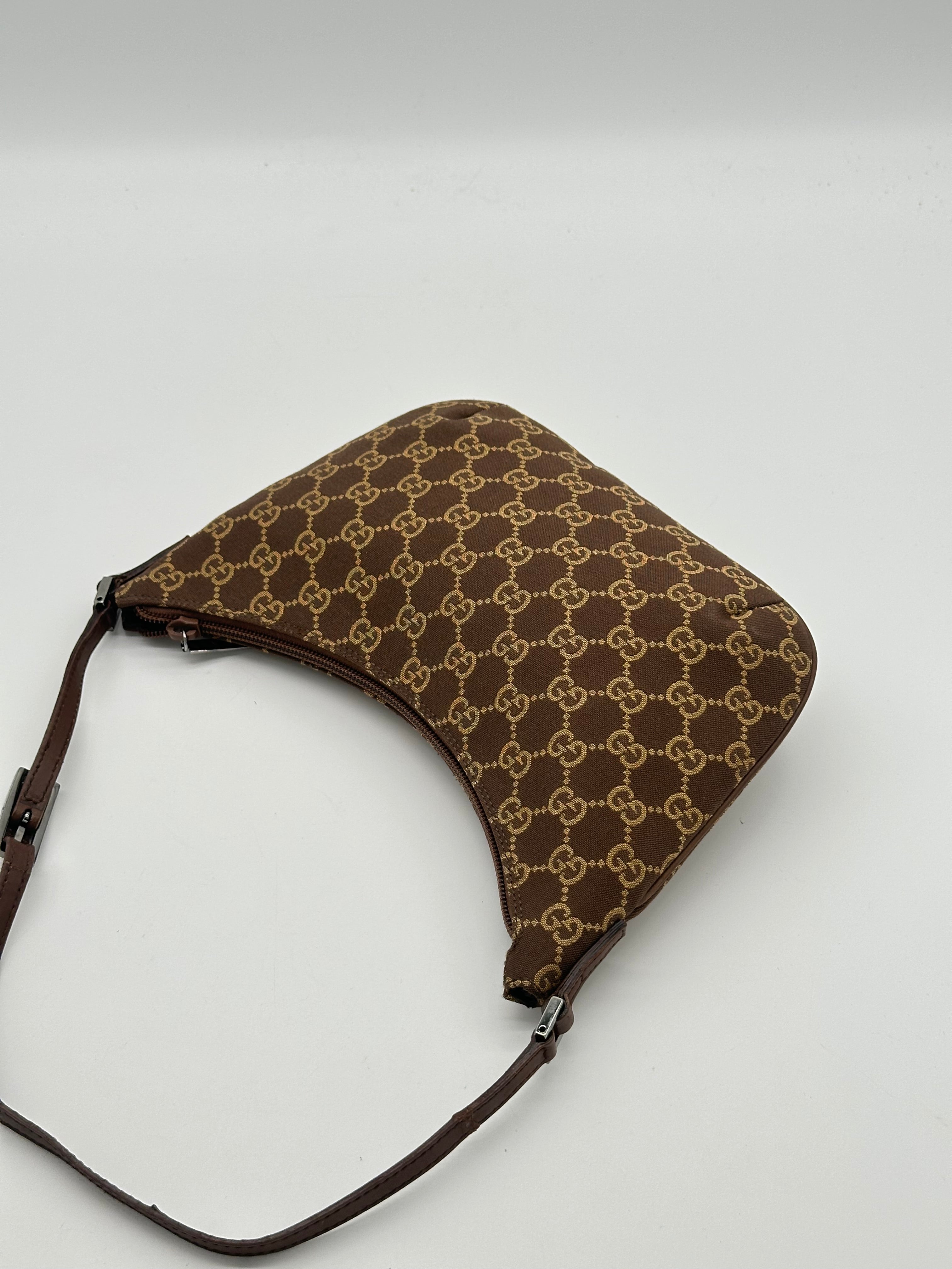 Gucci Canvas Baguette