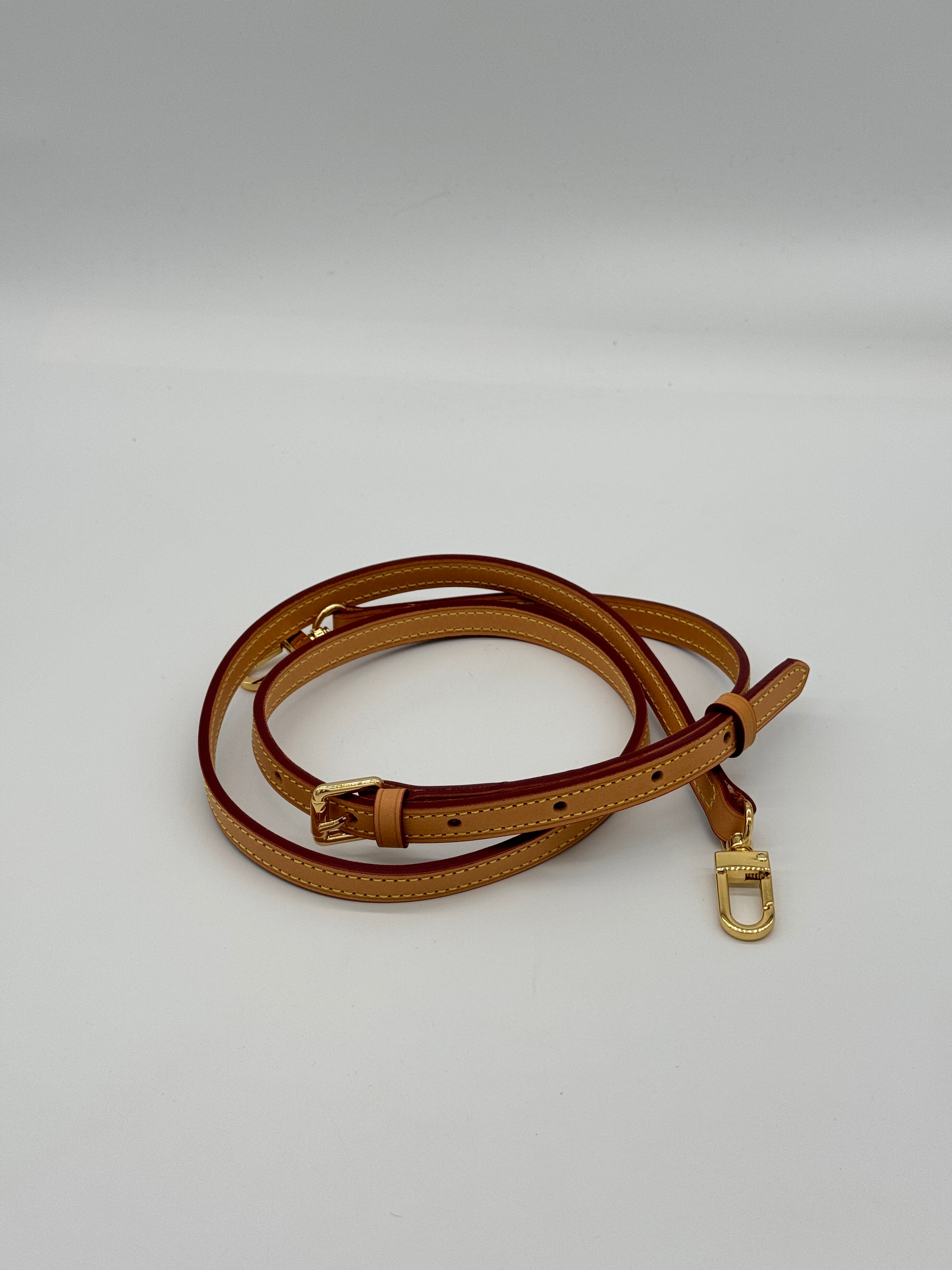 Vachetta crossbody strap