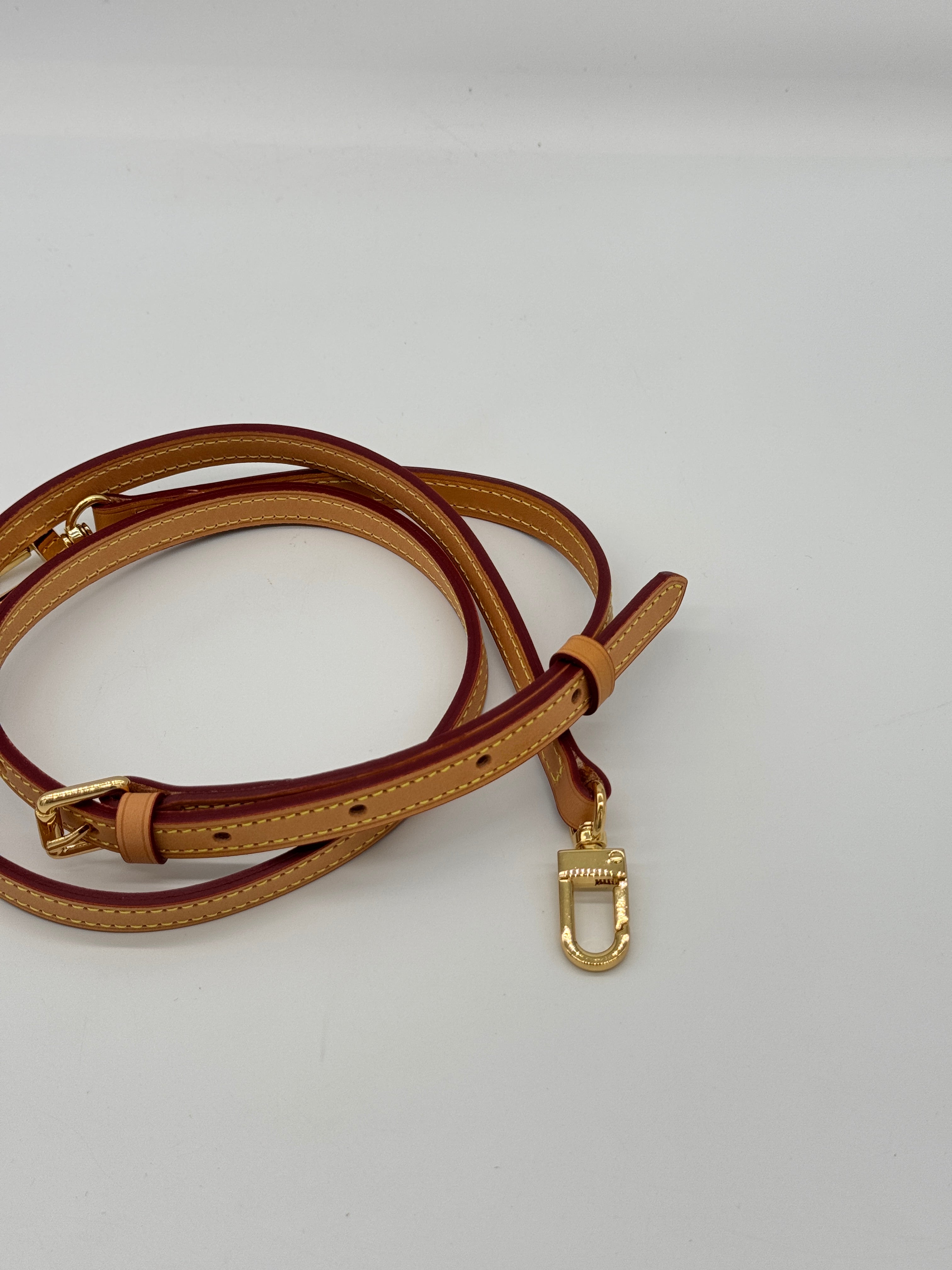 Vachetta crossbody strap