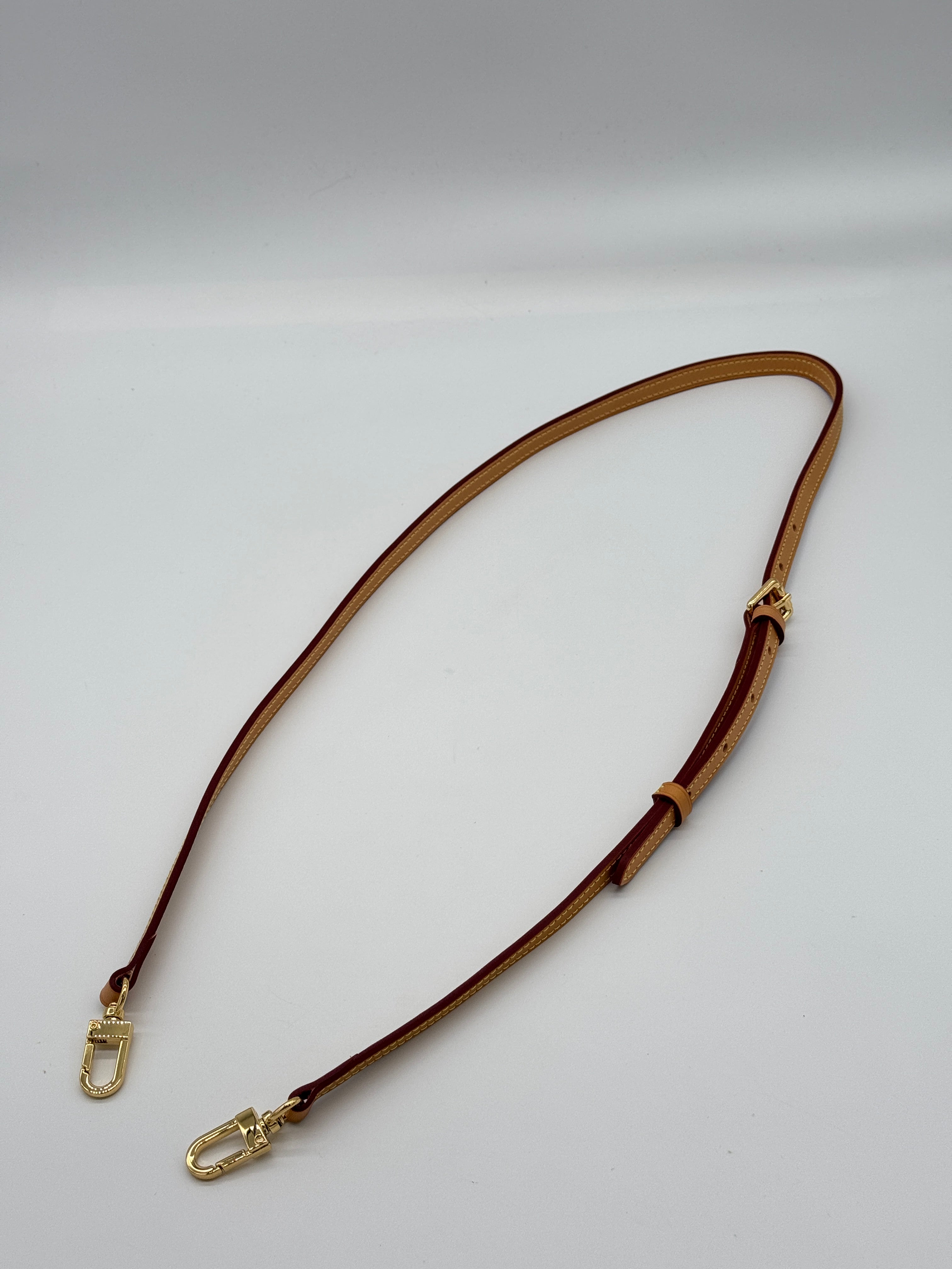 Vachetta crossbody strap