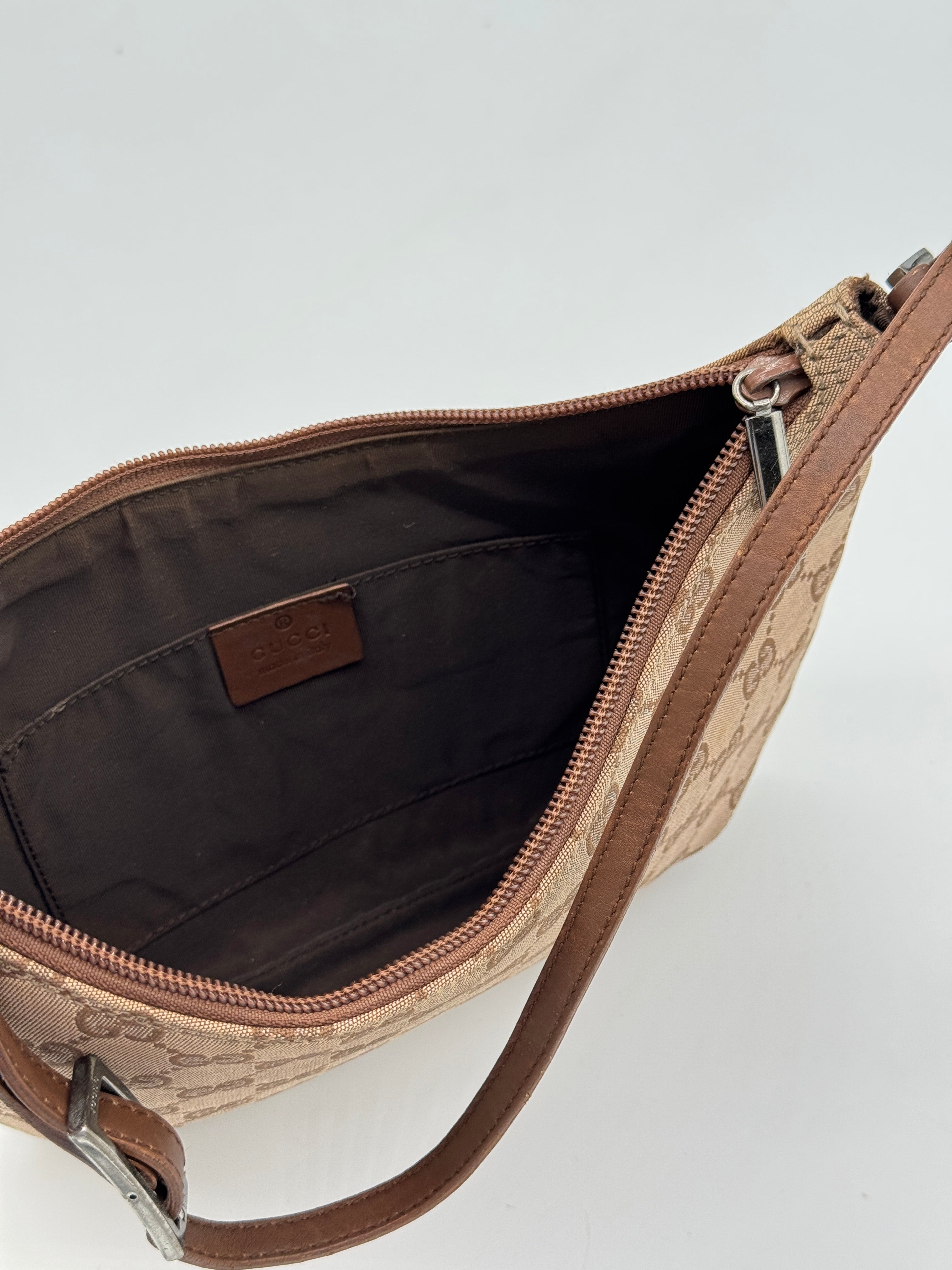 Gucci Canvas Baguette