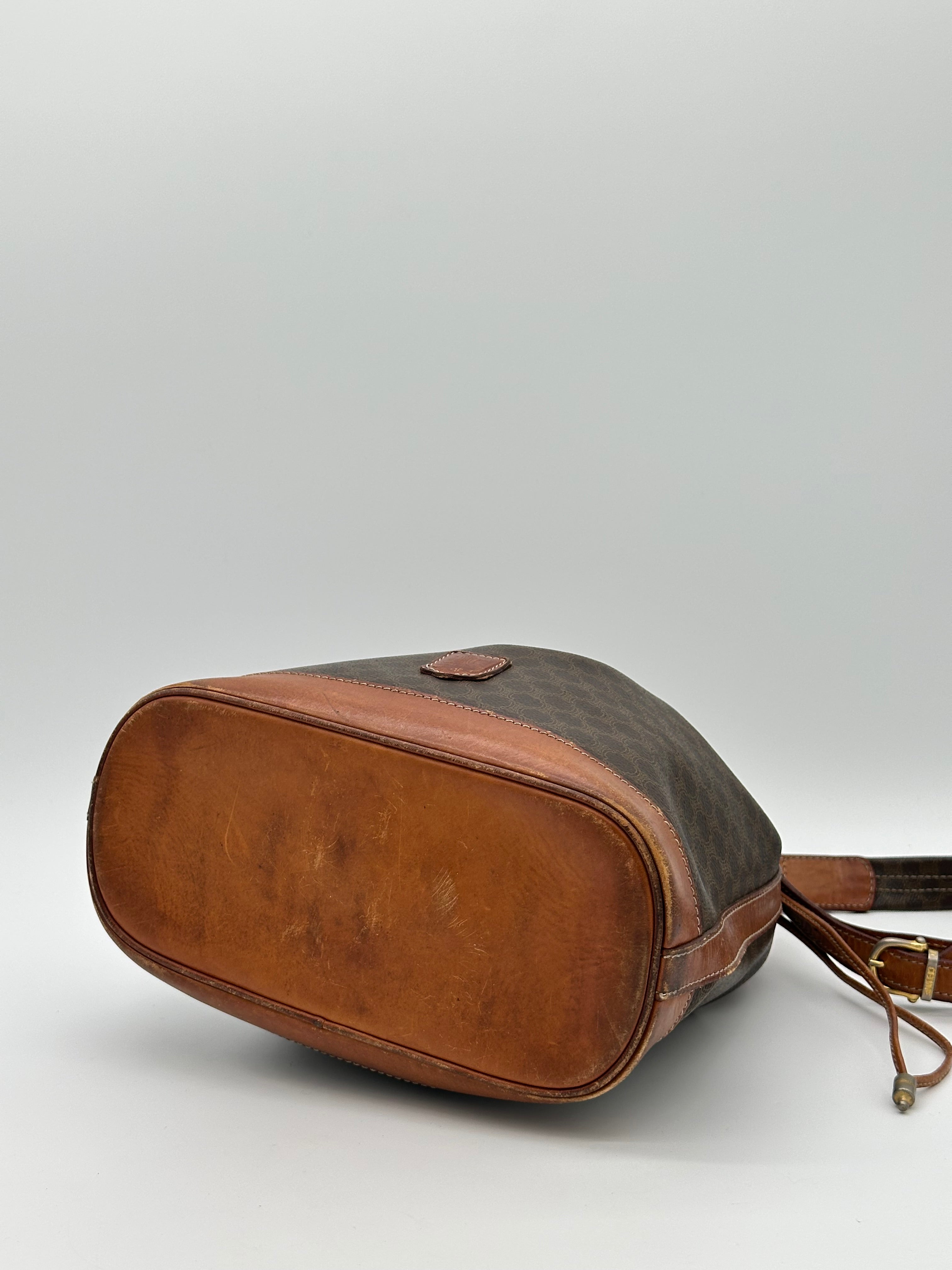 Céline Macadam Bucket Bag