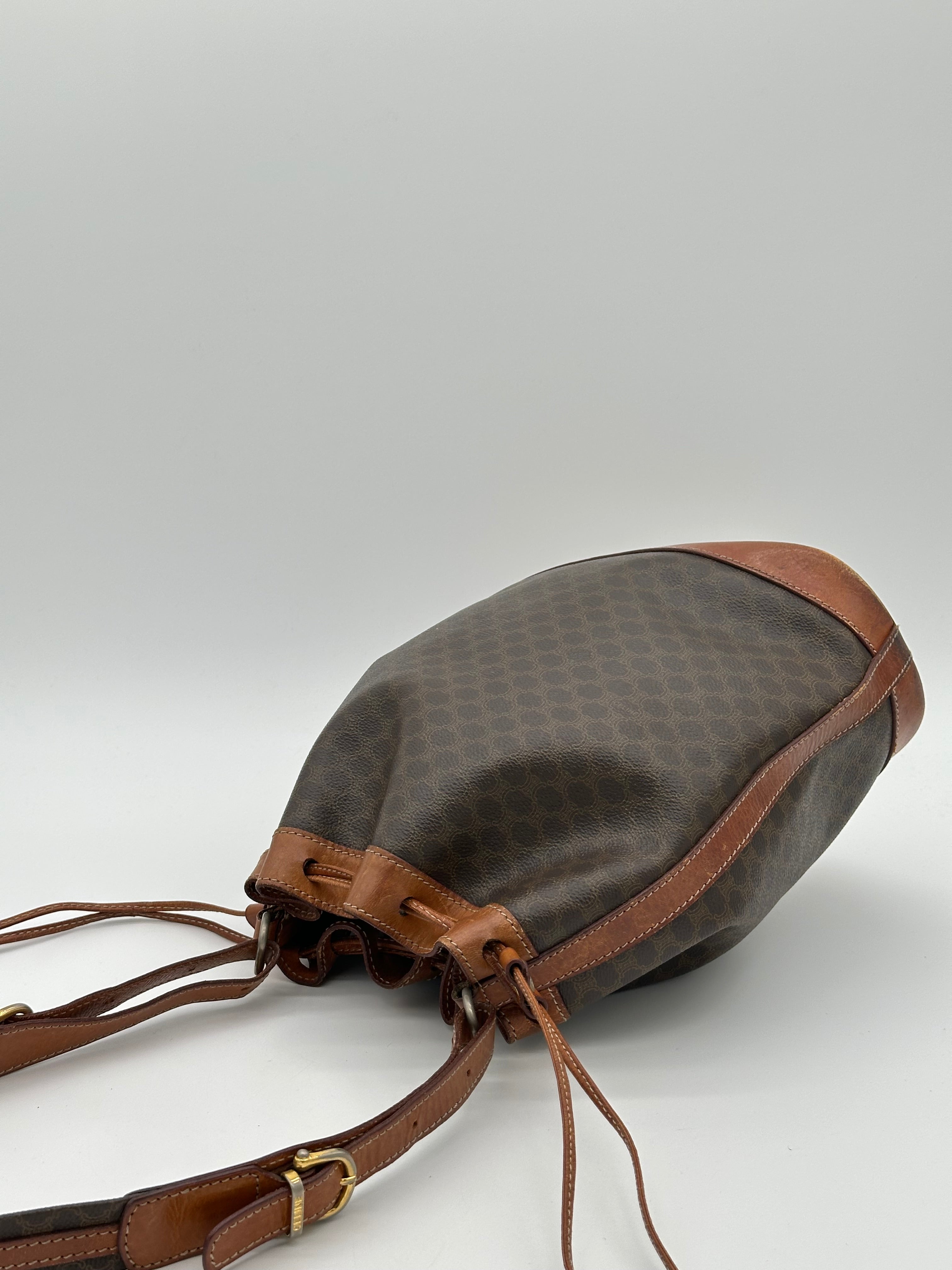Céline Macadam Bucket Bag