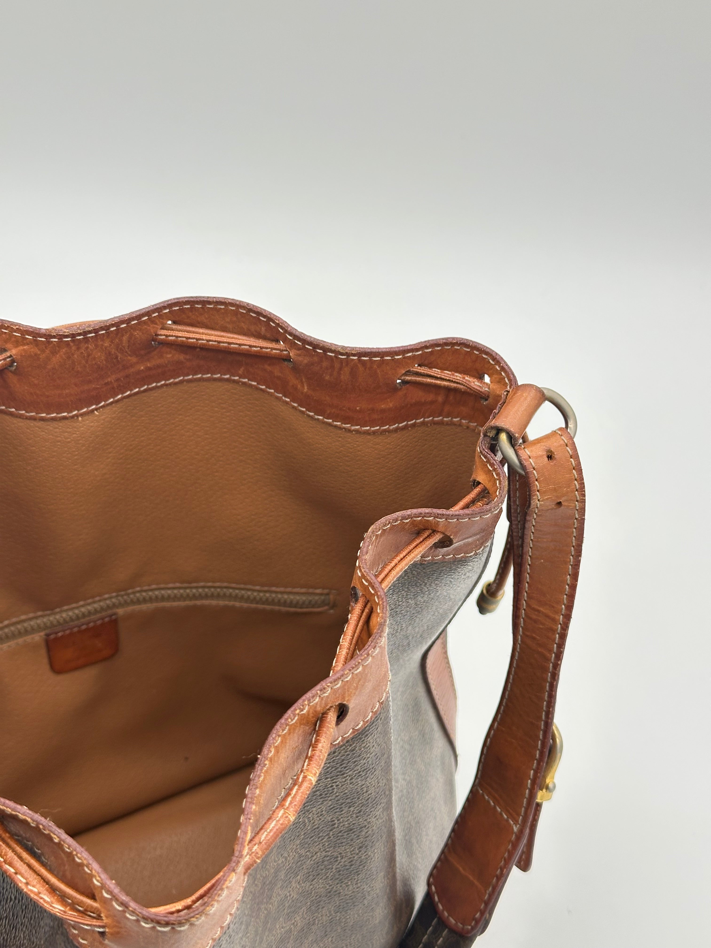 Céline Macadam Bucket Bag