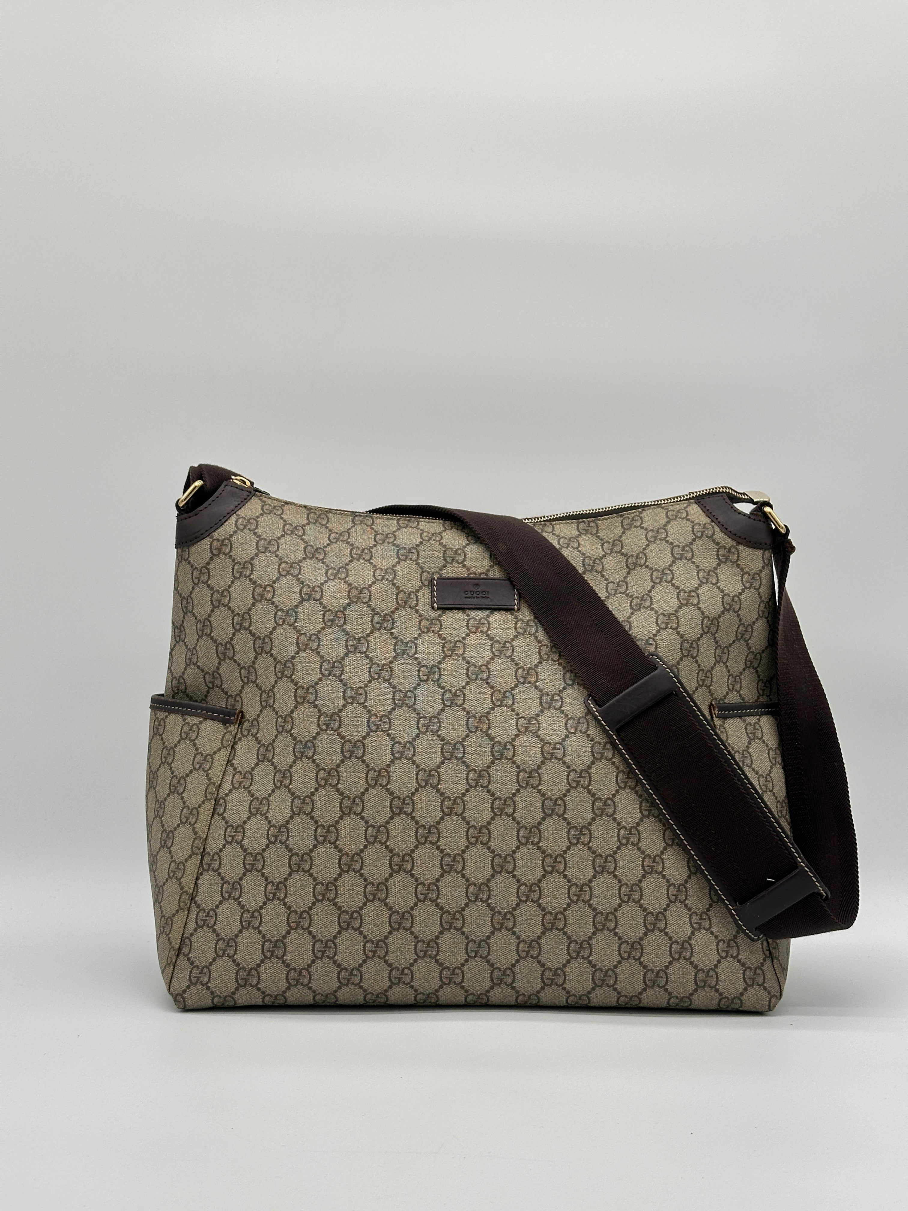 Gucci Canvas Diaper Bag