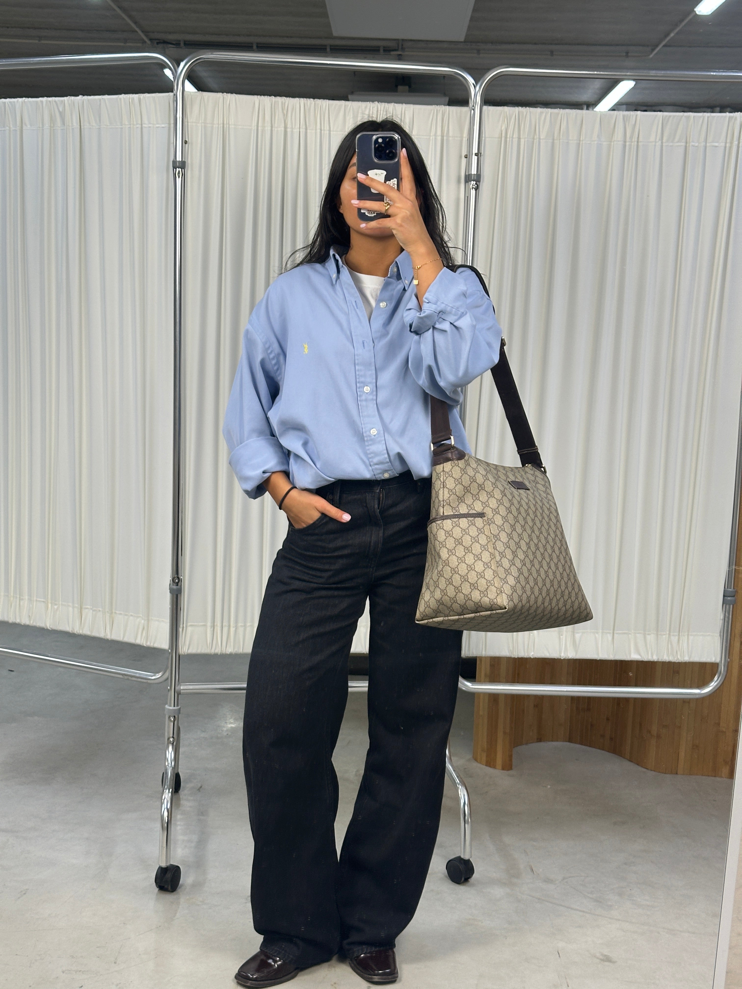 Gucci Canvas Diaper Bag