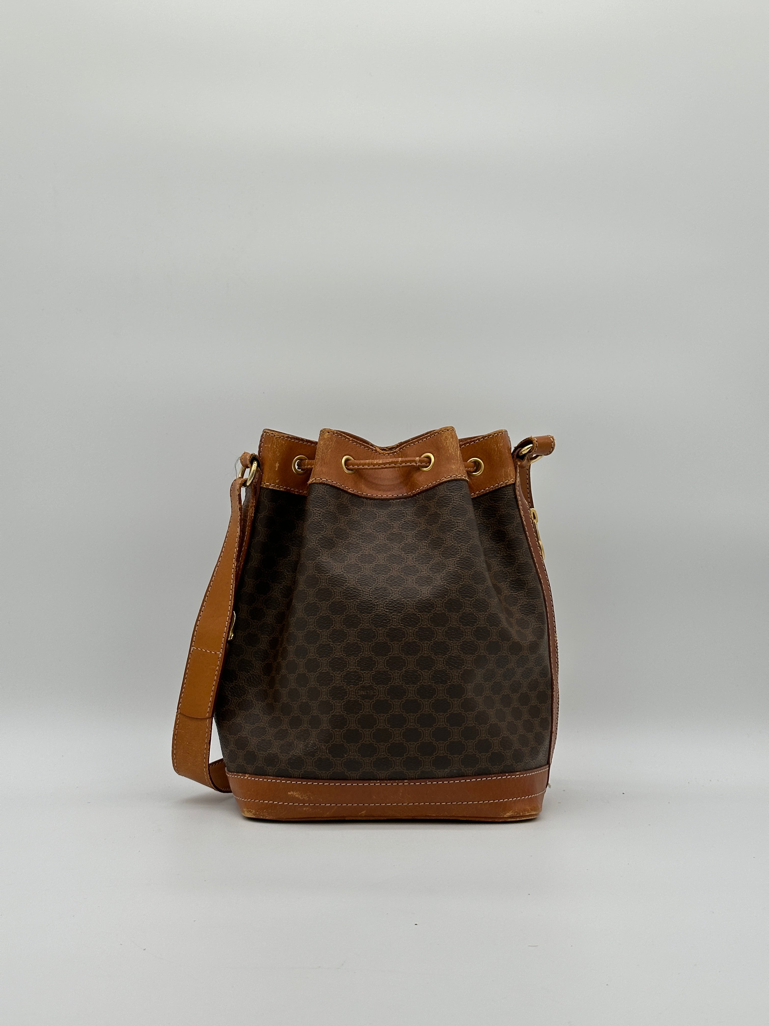 Céline Macadam Bucket Bag