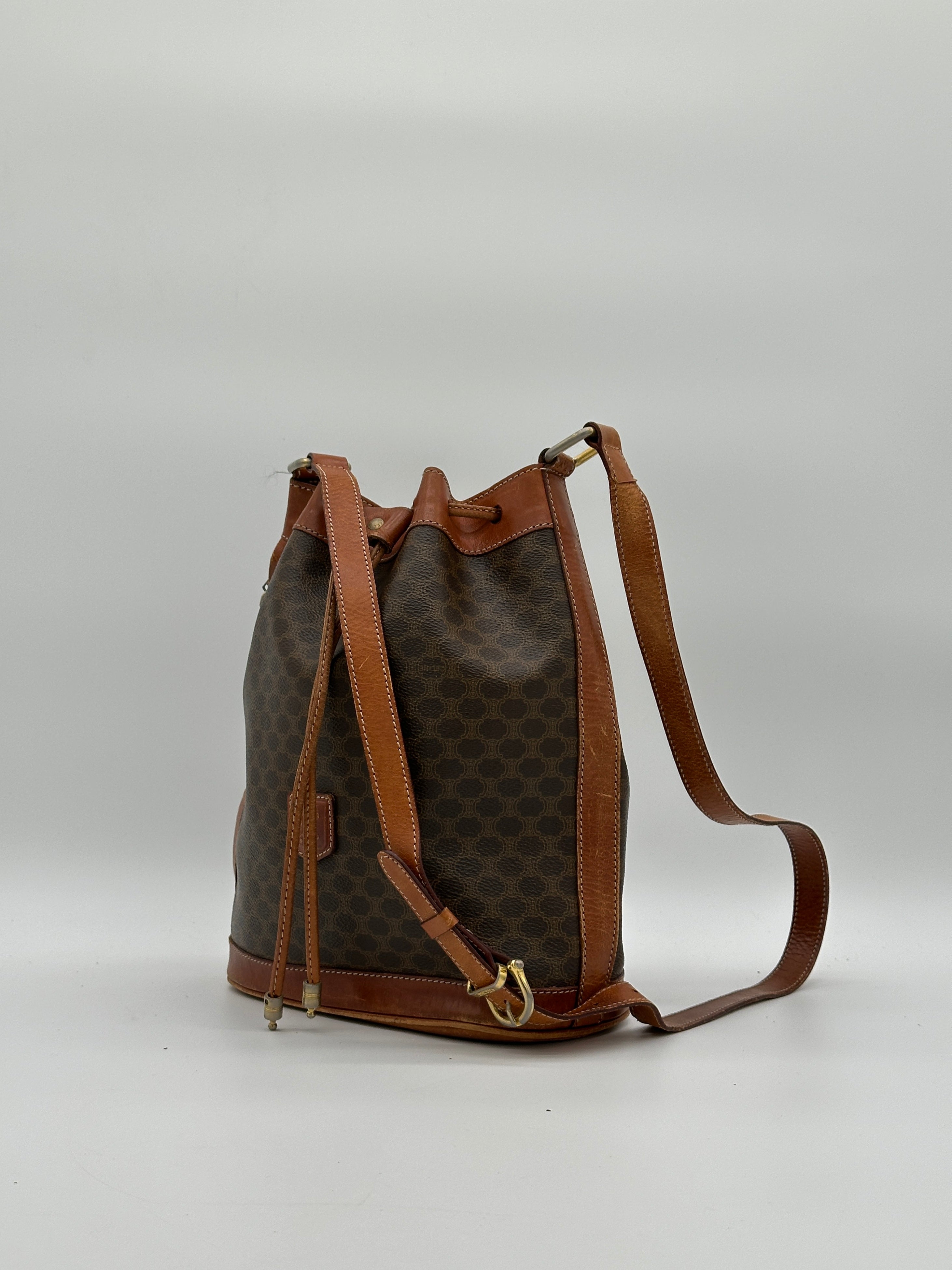 Céline Macadam Bucket Bag