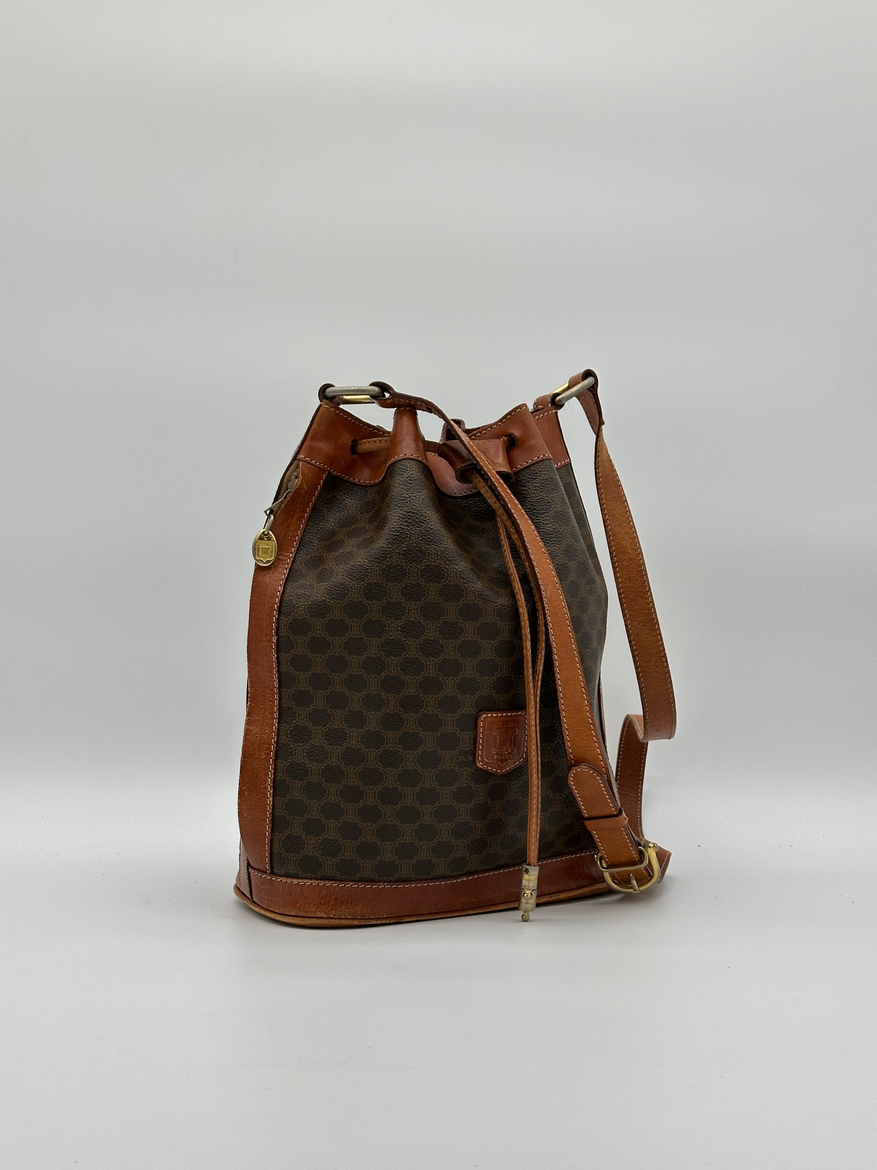 Céline Macadam Bucket Bag