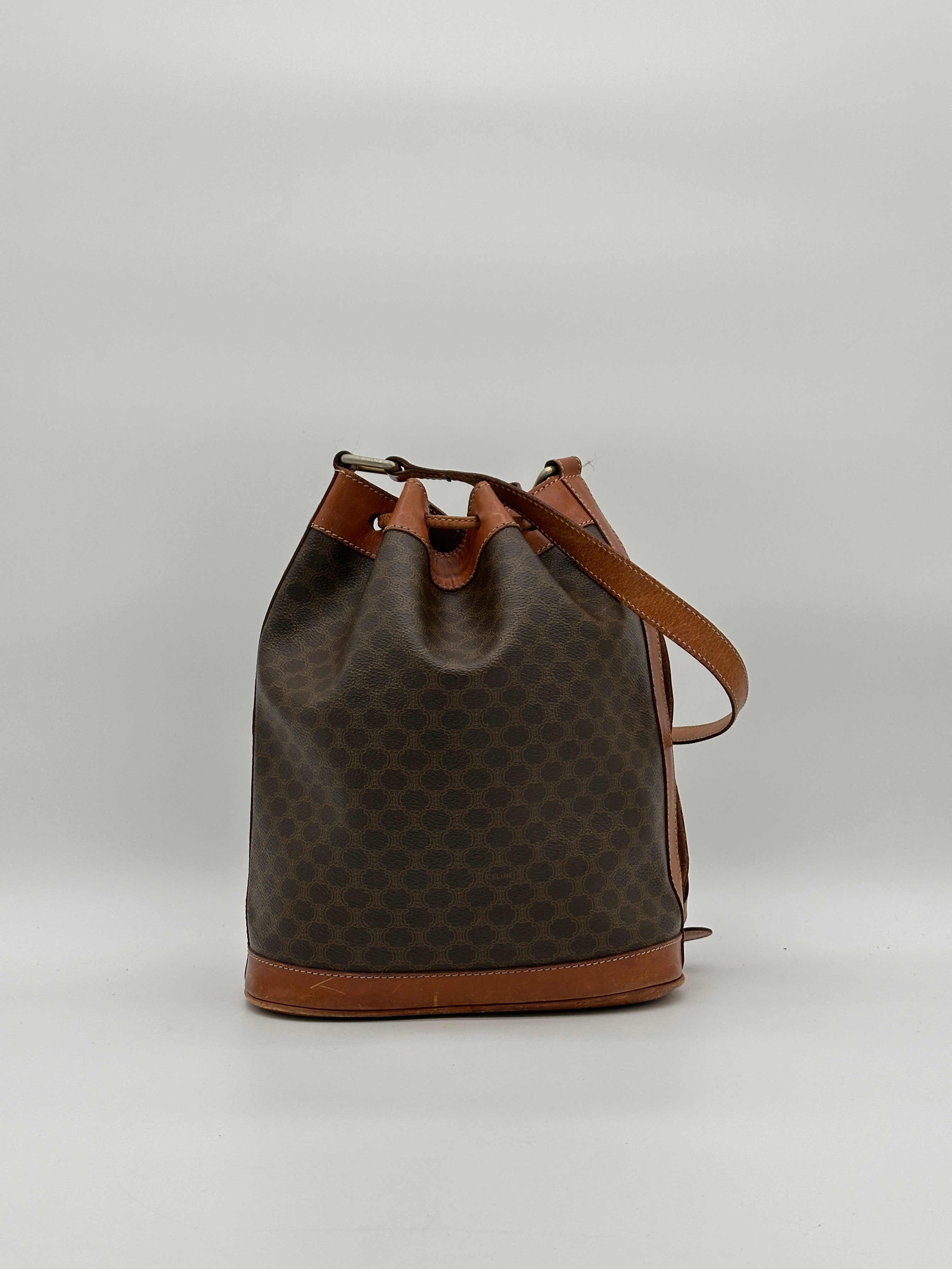 Céline Macadam Bucket Bag