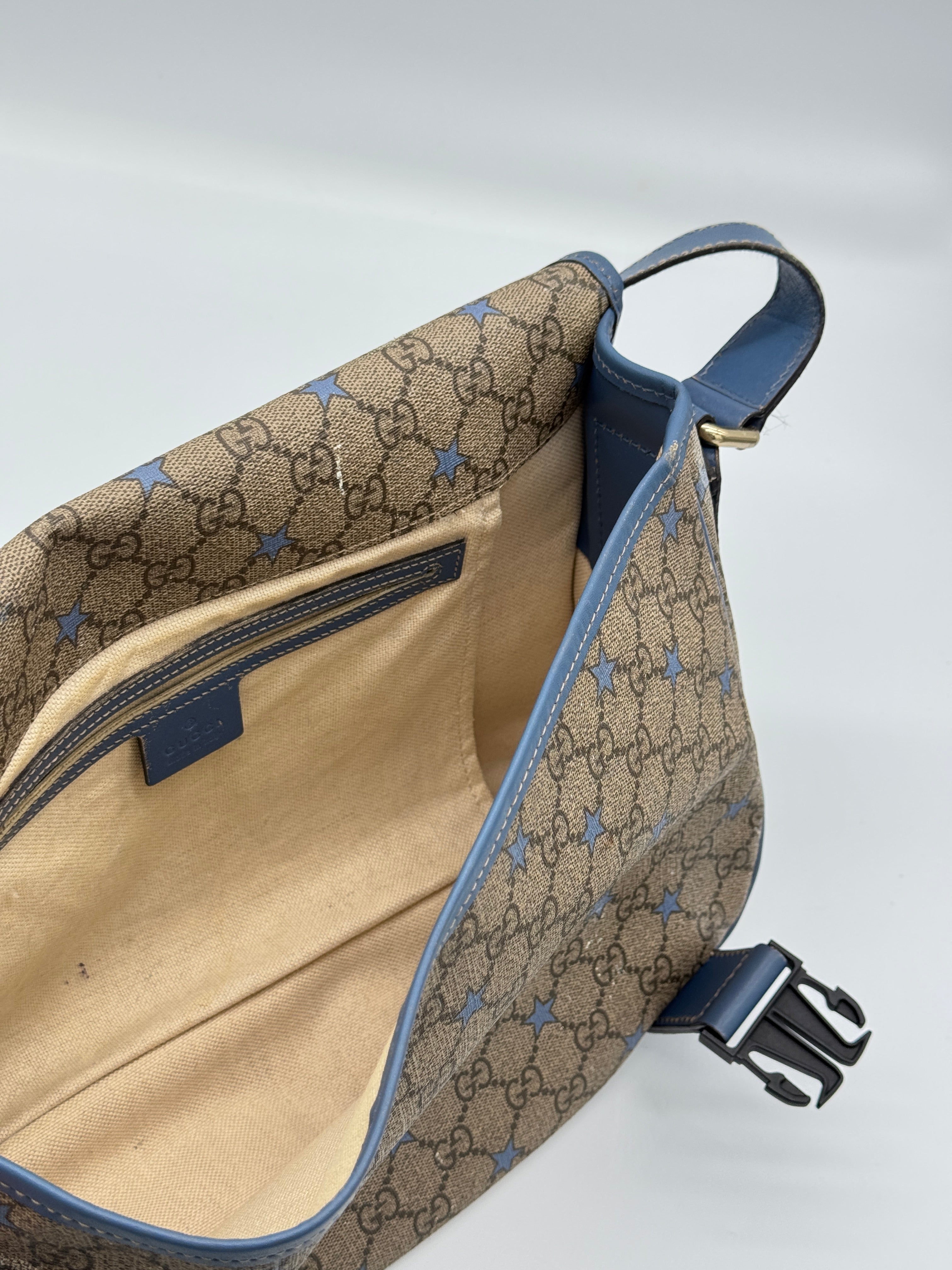 Gucci Coated Star Diaper Bag