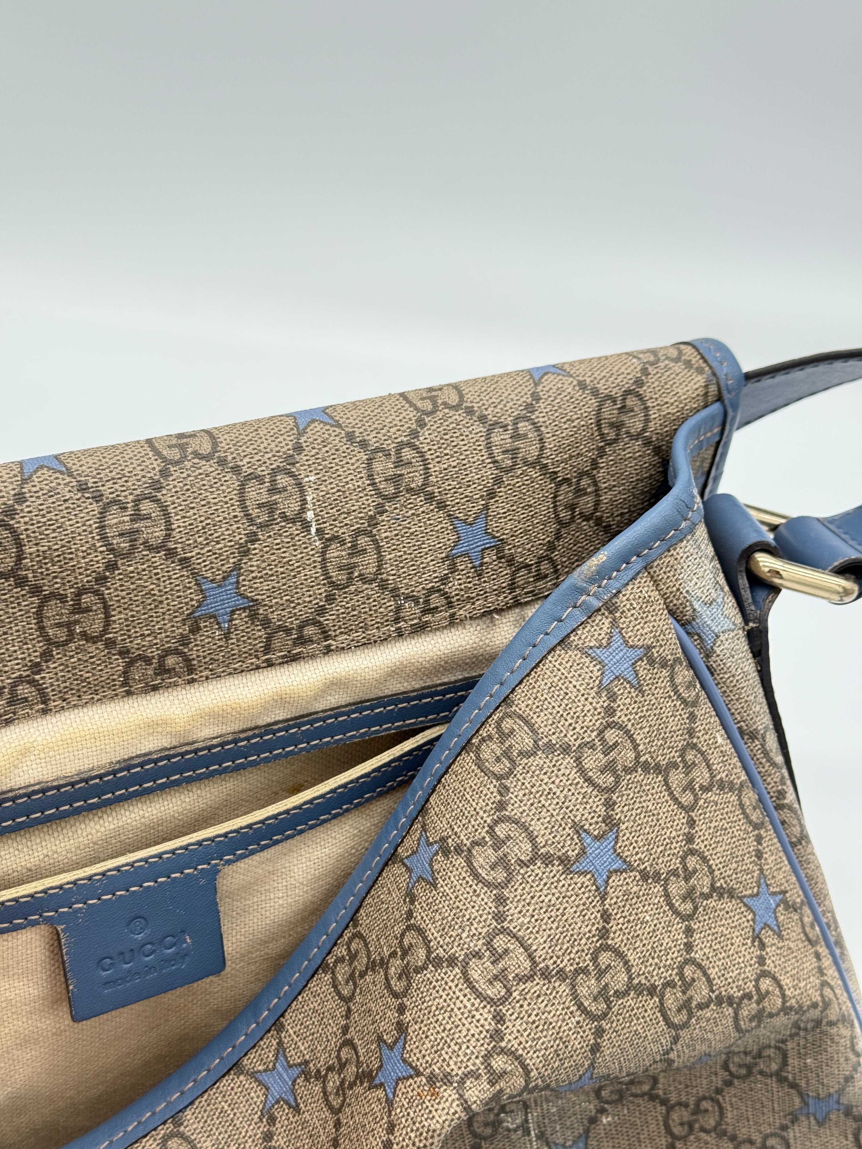 Gucci Coated Star Diaper Bag