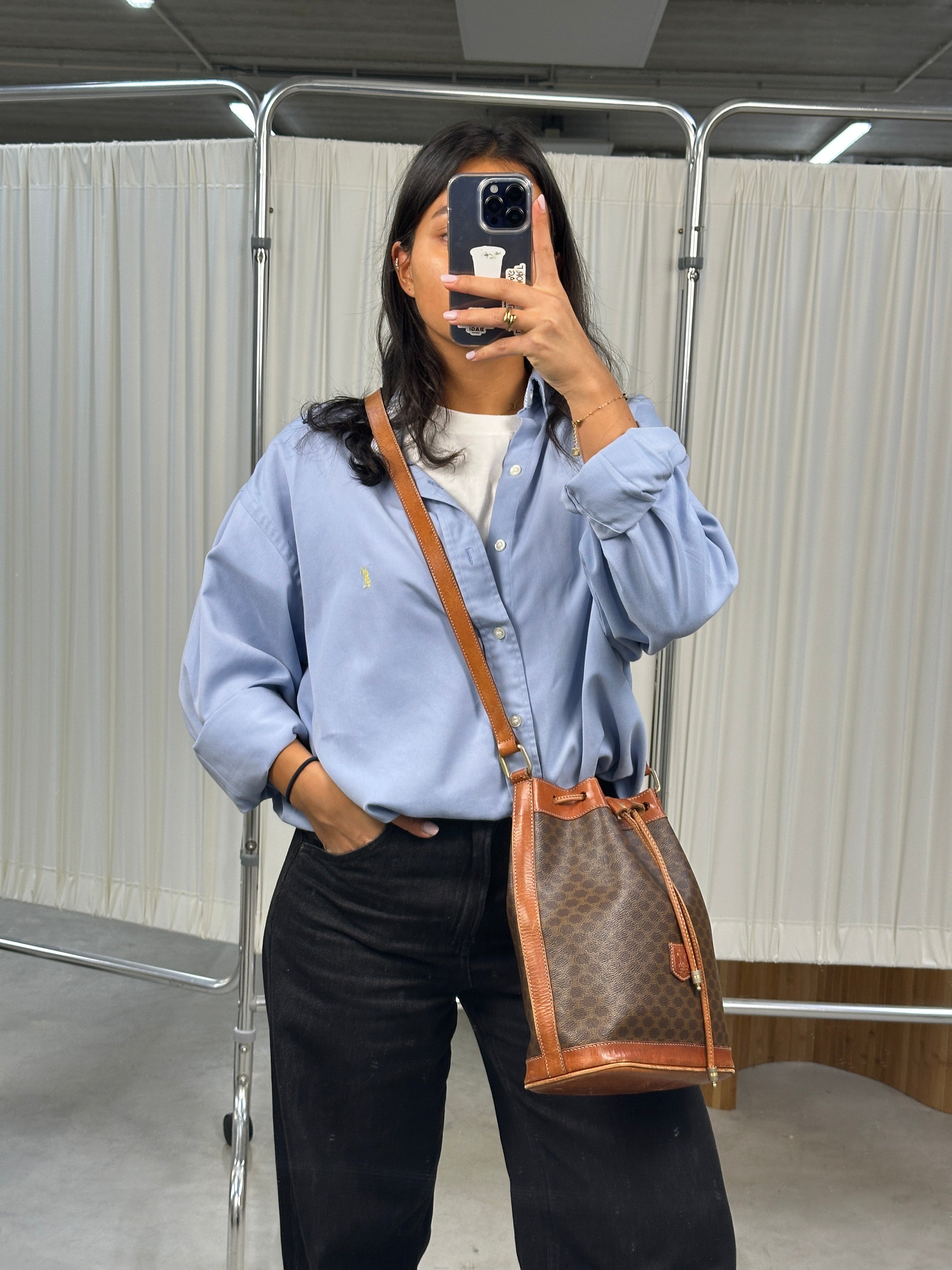 Céline Macadam Bucket Bag