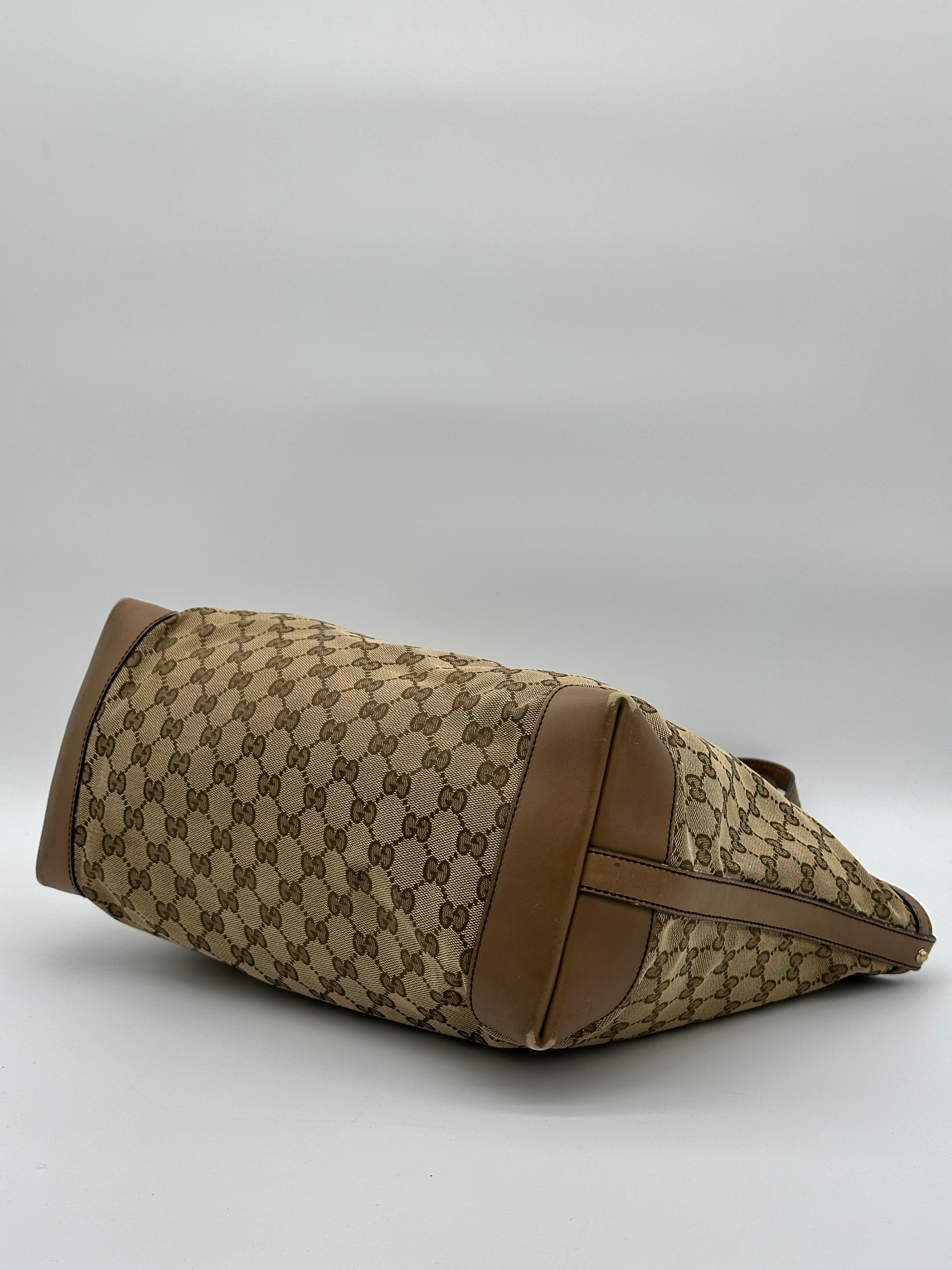 Gucci Craft Canvas Tote Bag