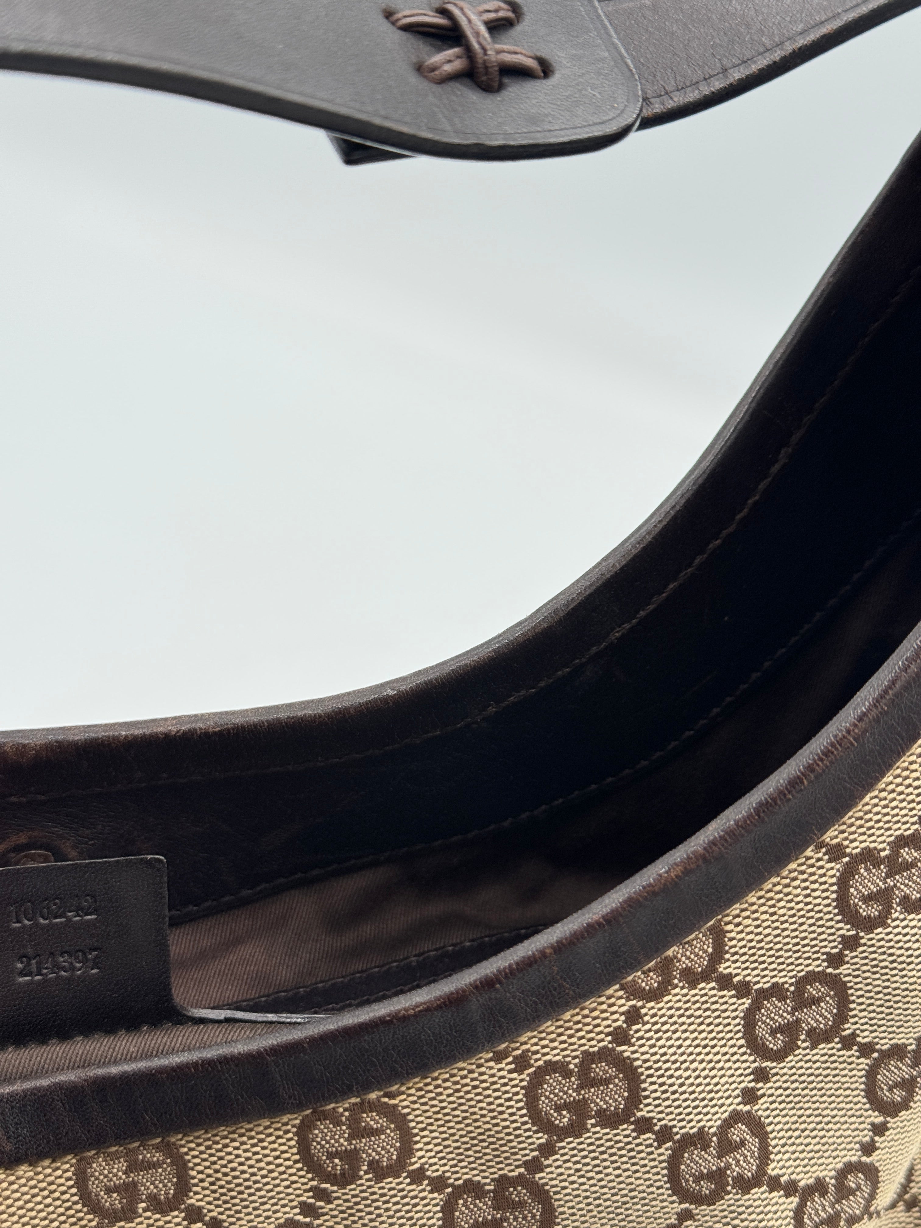 Gucci Canvas Hobo