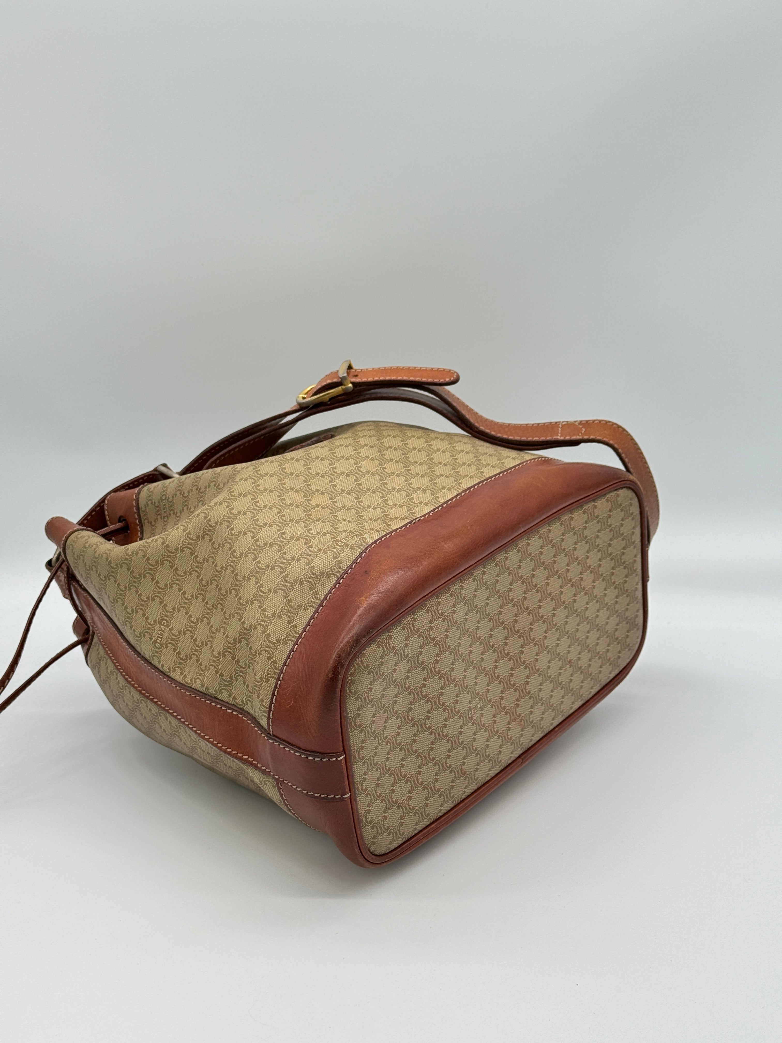 Céline Macadam Bucket Bag