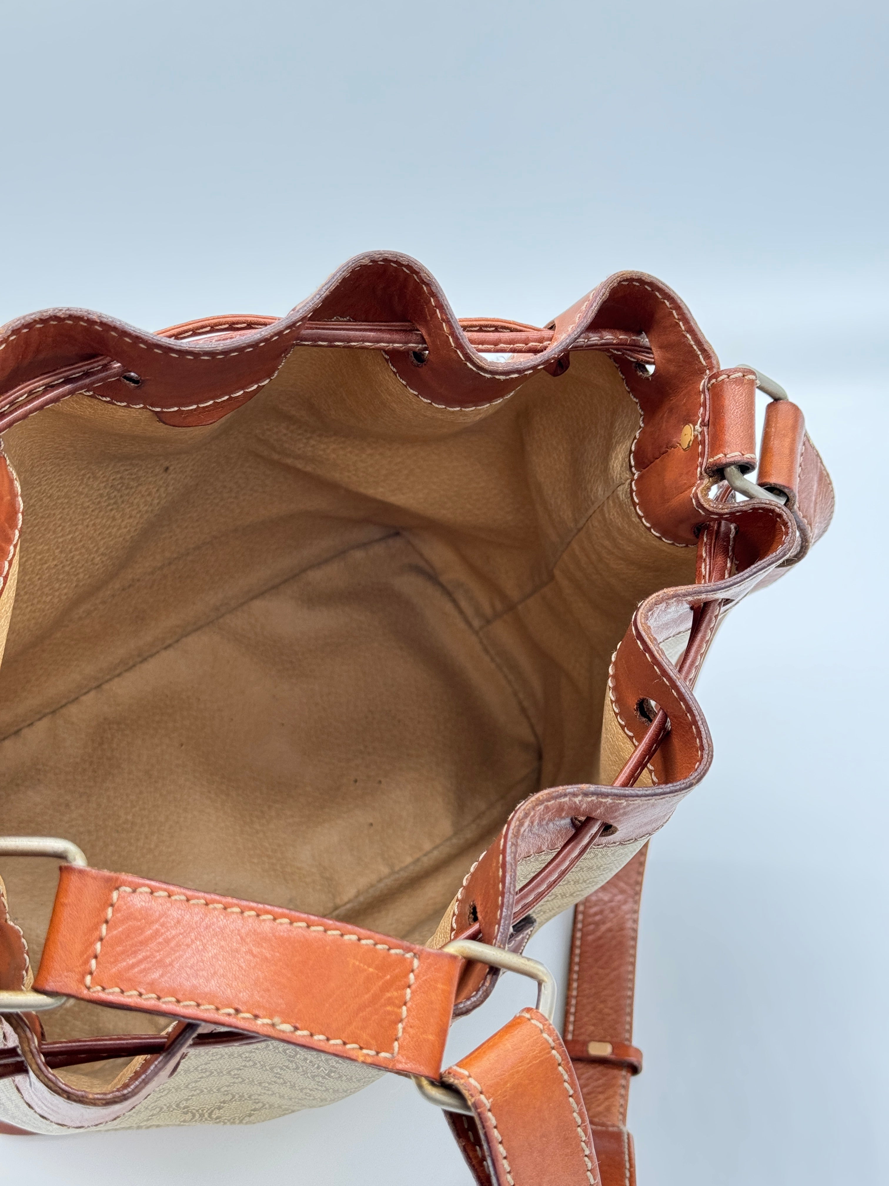 Céline Macadam Bucket Bag