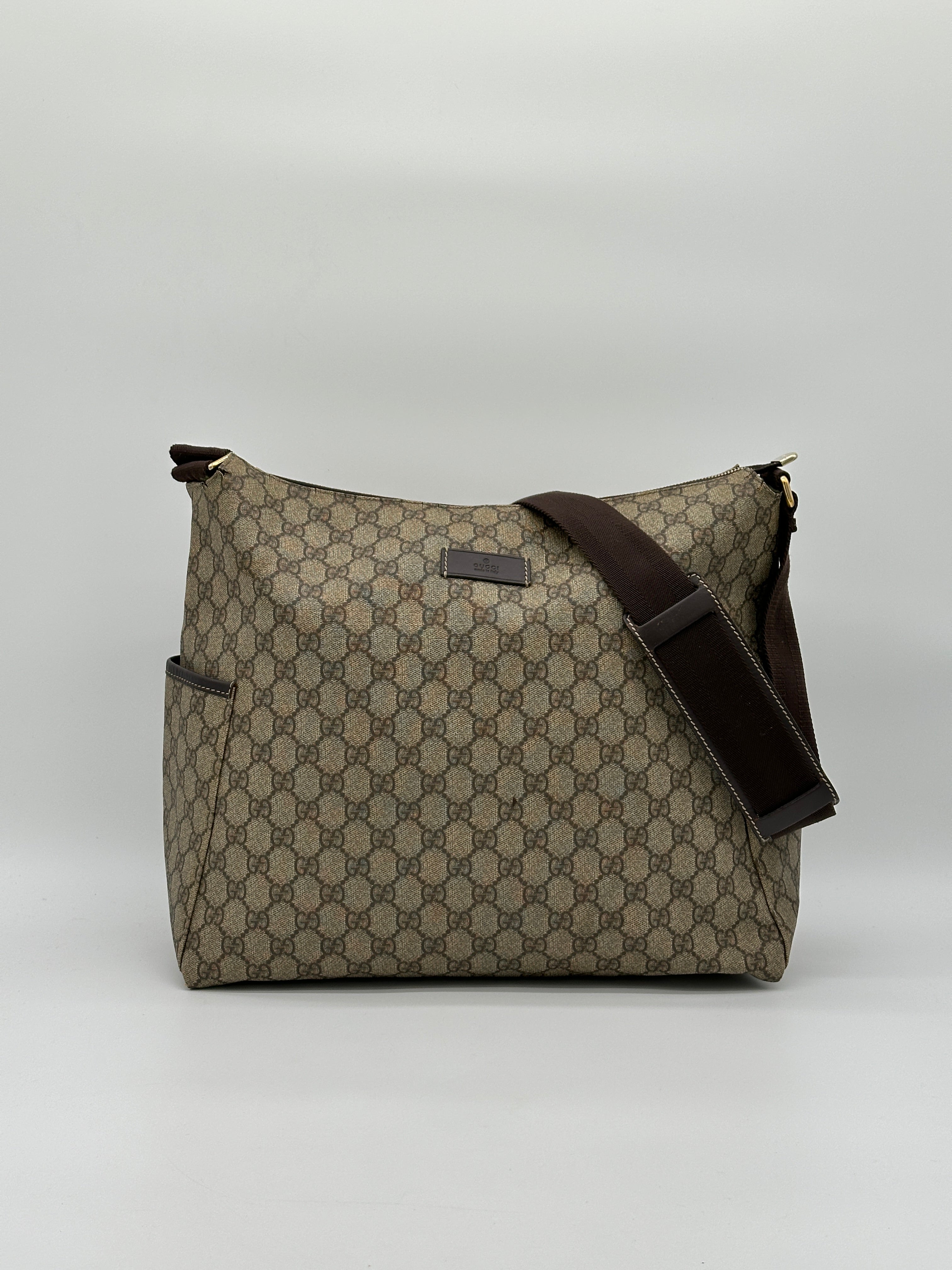 Gucci Canvas Diaper Bag