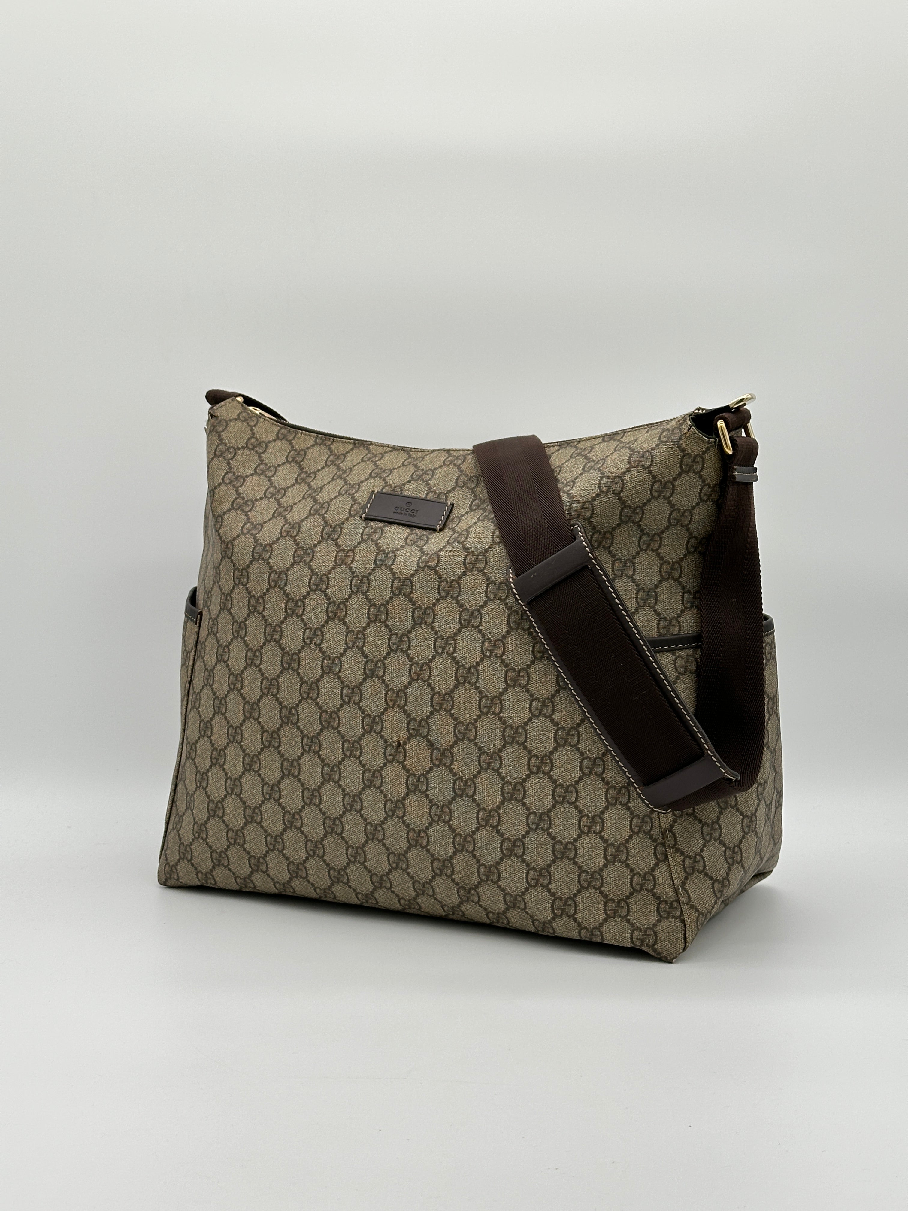 Gucci Canvas Diaper Bag