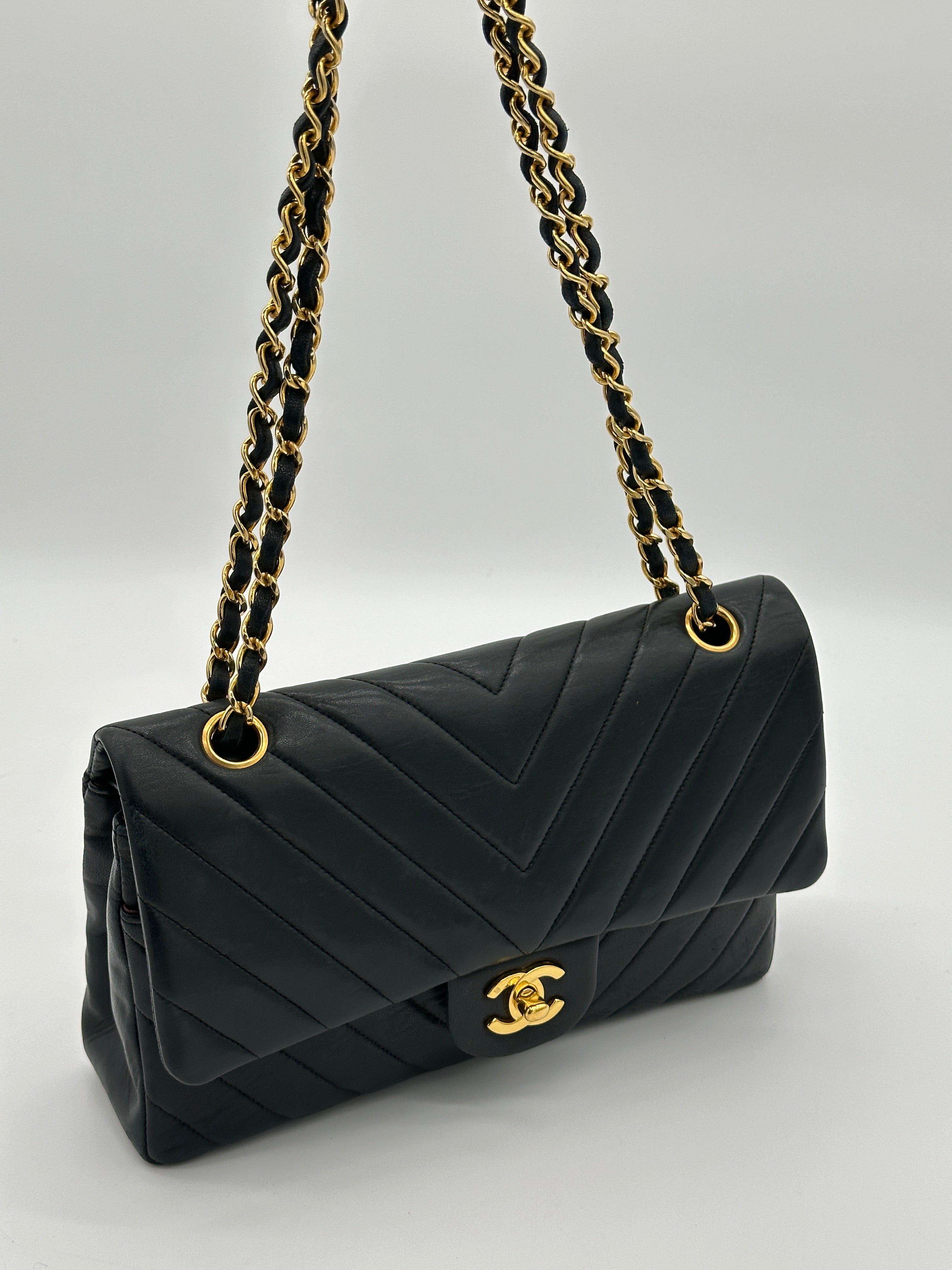 Chanel Classic Double Flap Chevron