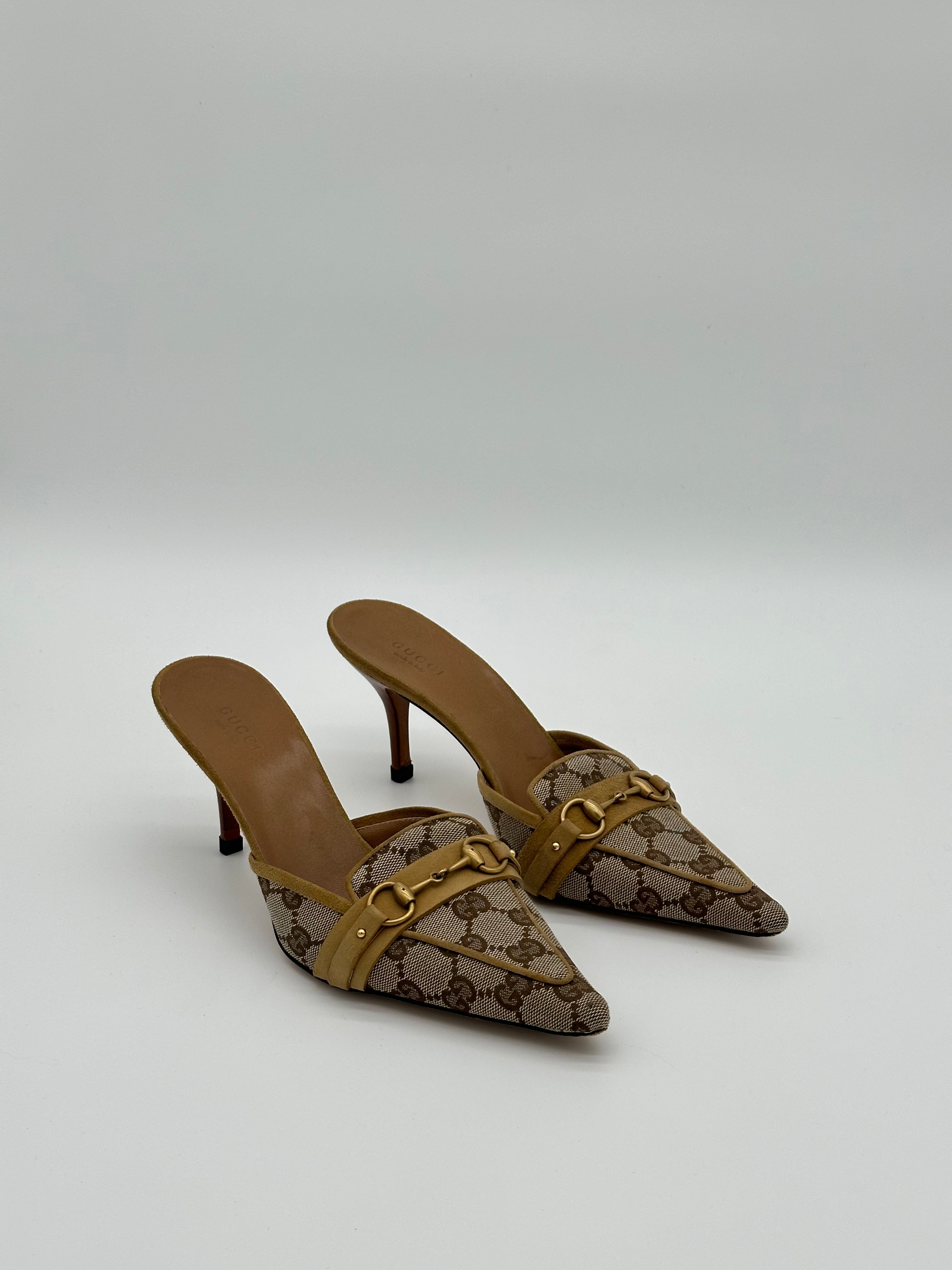 Gucci Scar Tess Heels