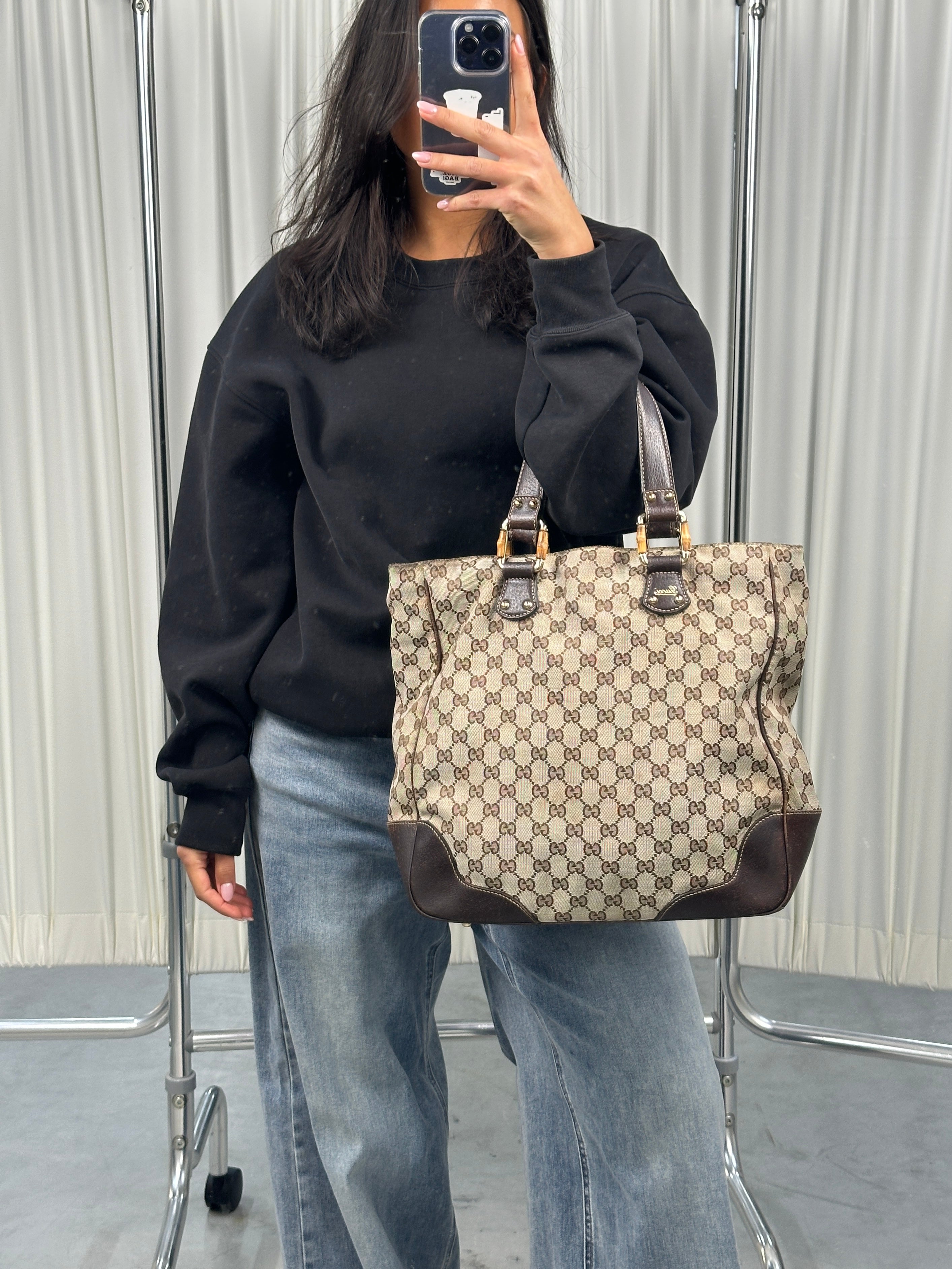 Gucci Bamboo Tote Bag